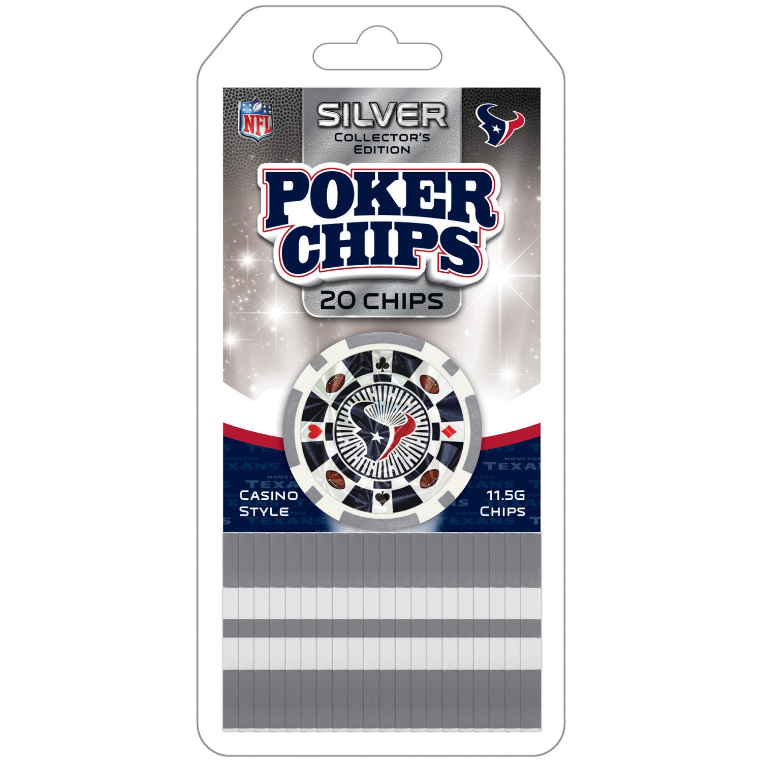 Houston Texans 20 Piece Poker Chips