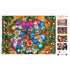 Holiday Glitter Christmas- Vintage Ornament Wreath 500 Piece Puzzle