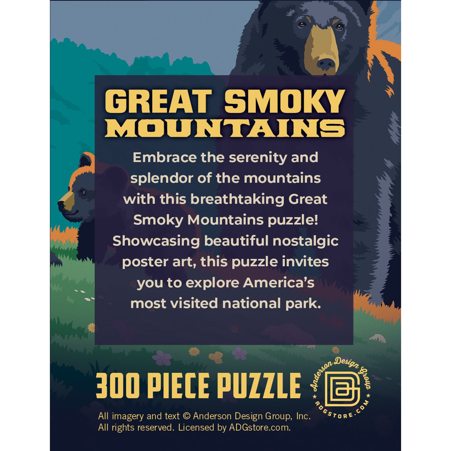 Great Smoky Mountains National Park 300 Piece Jigsaw Puzzle