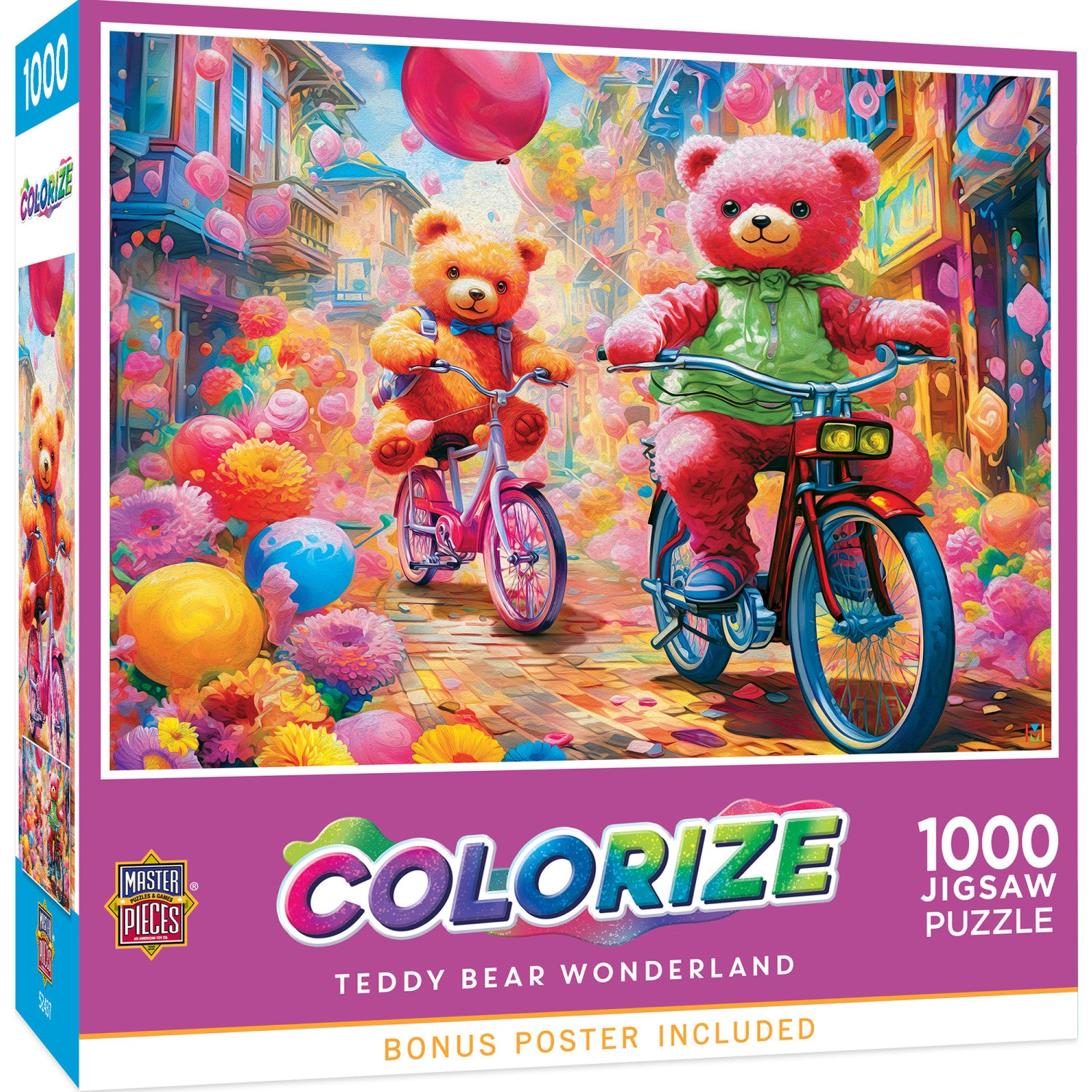 Colorize - Teddy Bear Wonderland 1000 Piece Jigsaw Puzzle