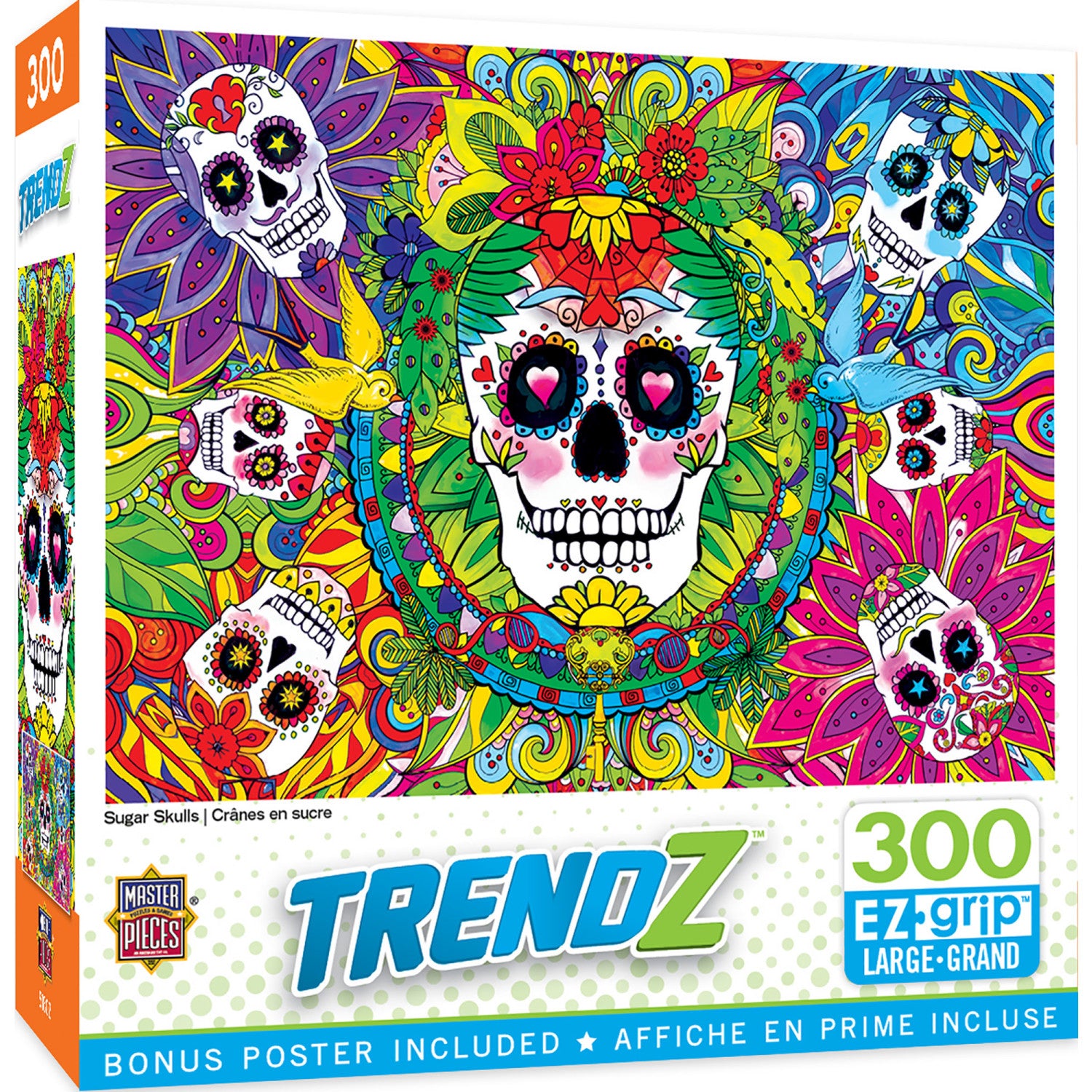 Trendz - Sugar Skulls 300 Piece EZ Grip Jigsaw Puzzle