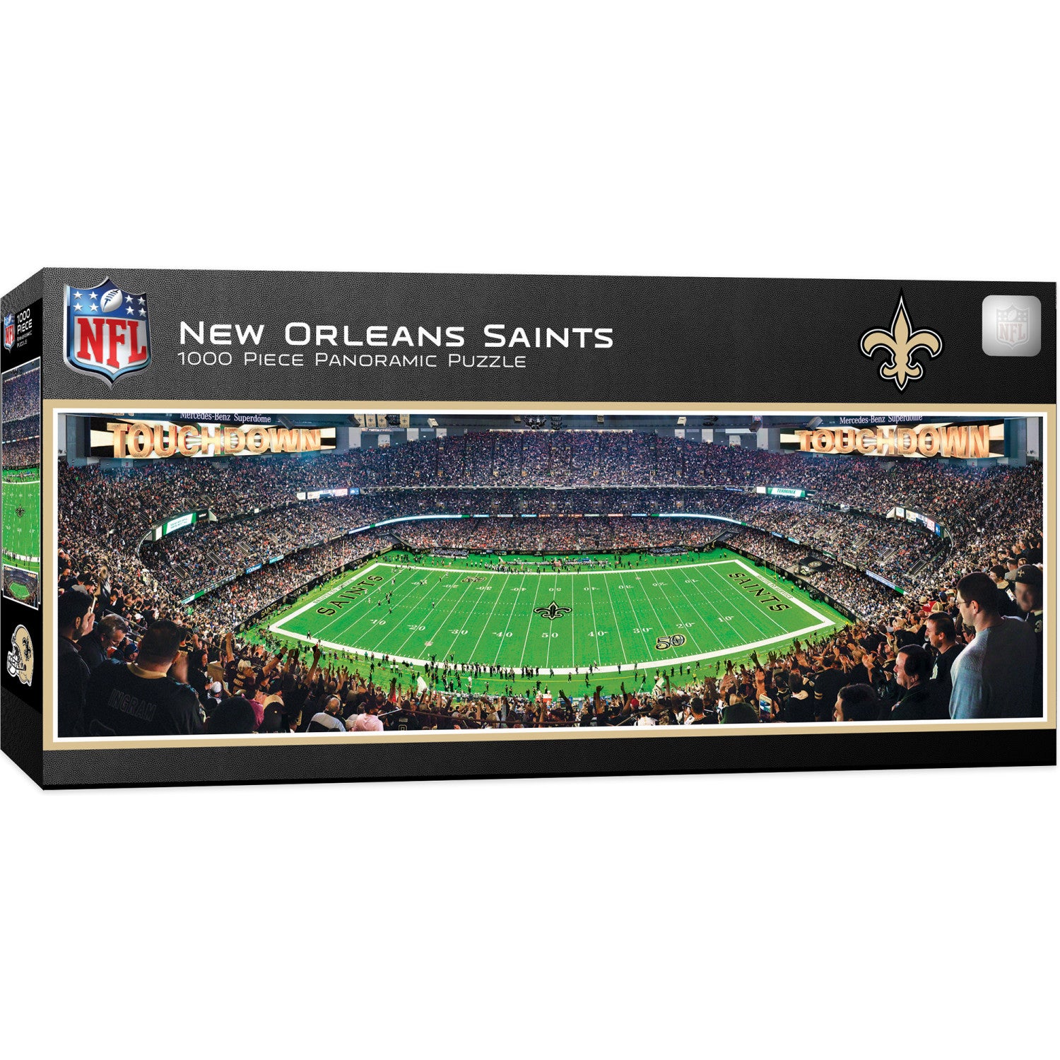 New Orleans Saints - 1000 Piece Panoramic Jigsaw Puzzle