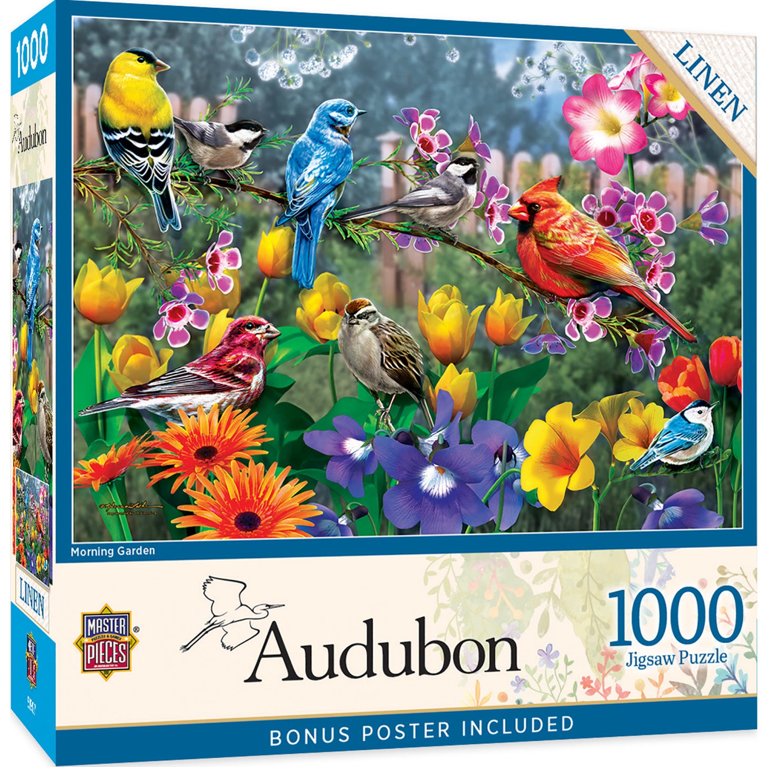 Audubon - Morning Garden 1000 Piece Puzzle