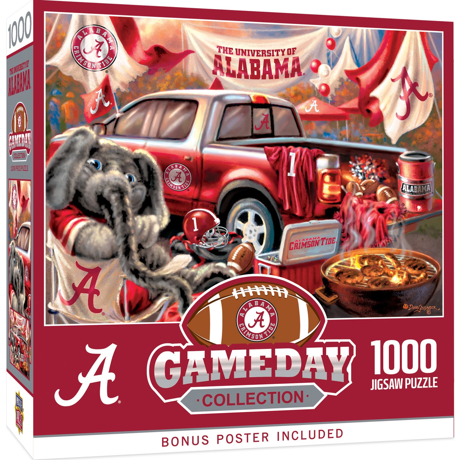 Alabama Crimson Tide - Gameday 1000 Piece Jigsaw Puzzle