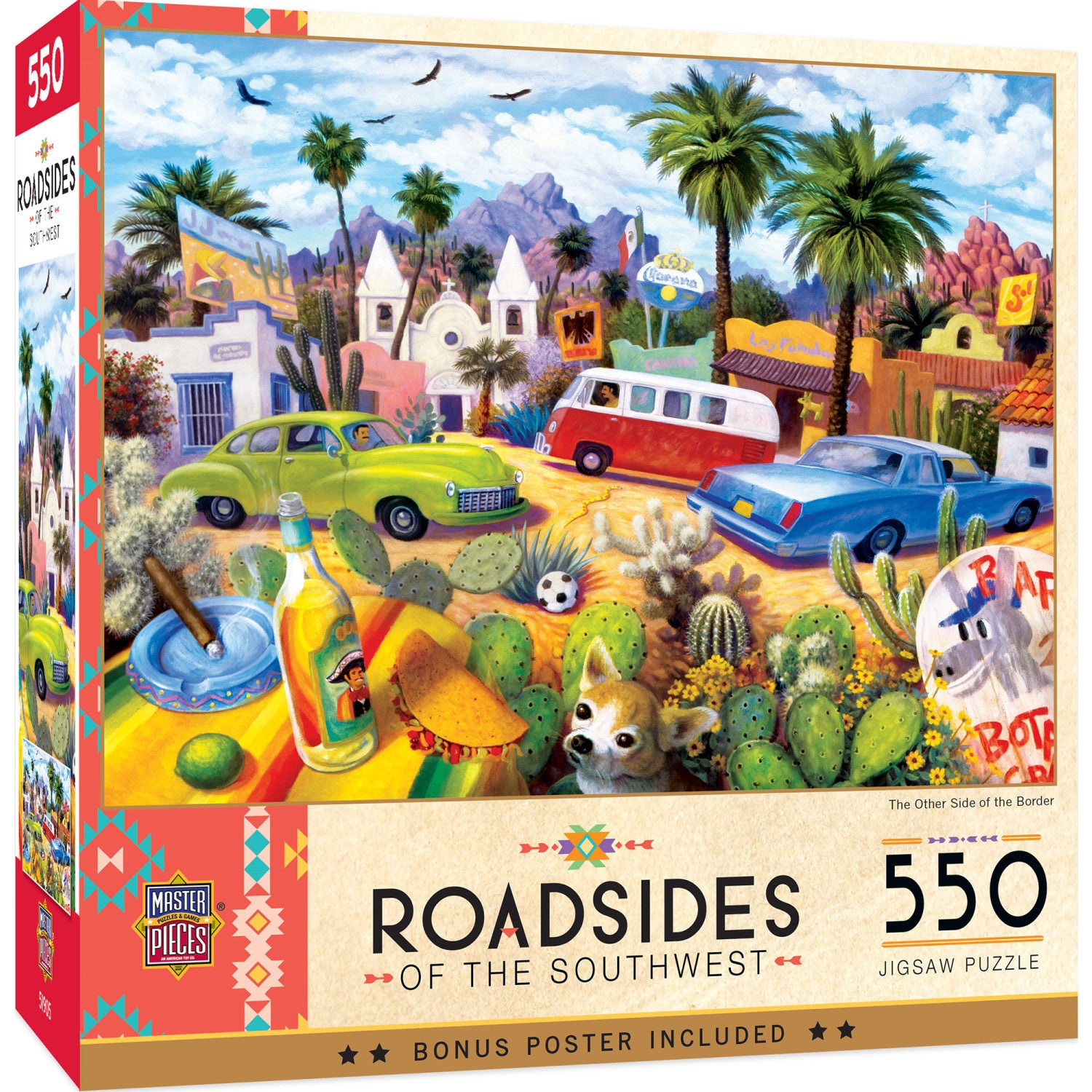 Roadsides of the Southwest - The Other Side of the Border 550 Piece Puzzle