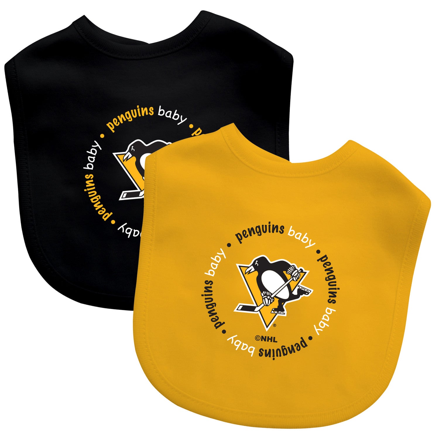 Pittsburgh Penguins - Baby Bibs 2-Pack