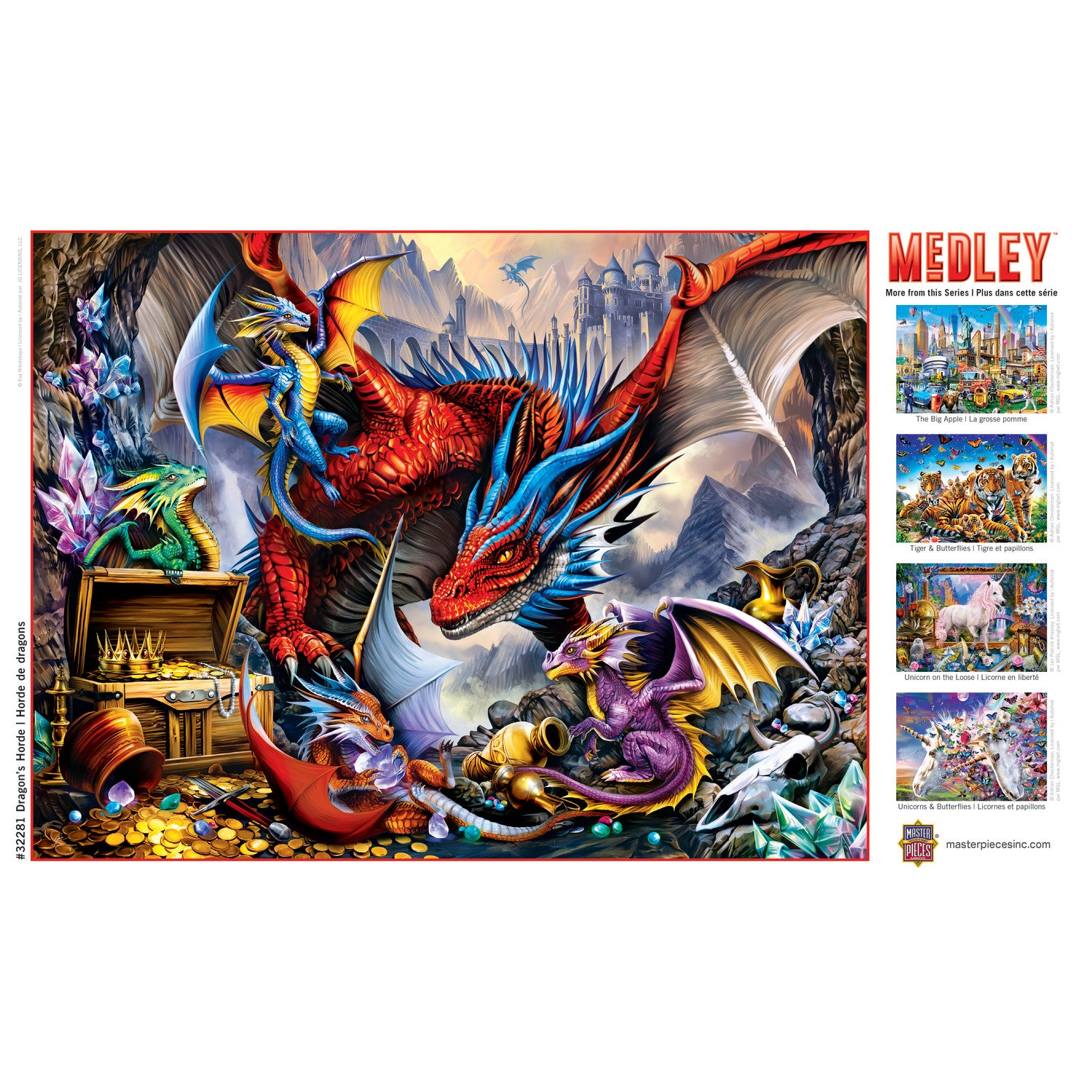 Medley - Dragon's Horde 300 Piece EZ Grip Jigsaw Puzzle
