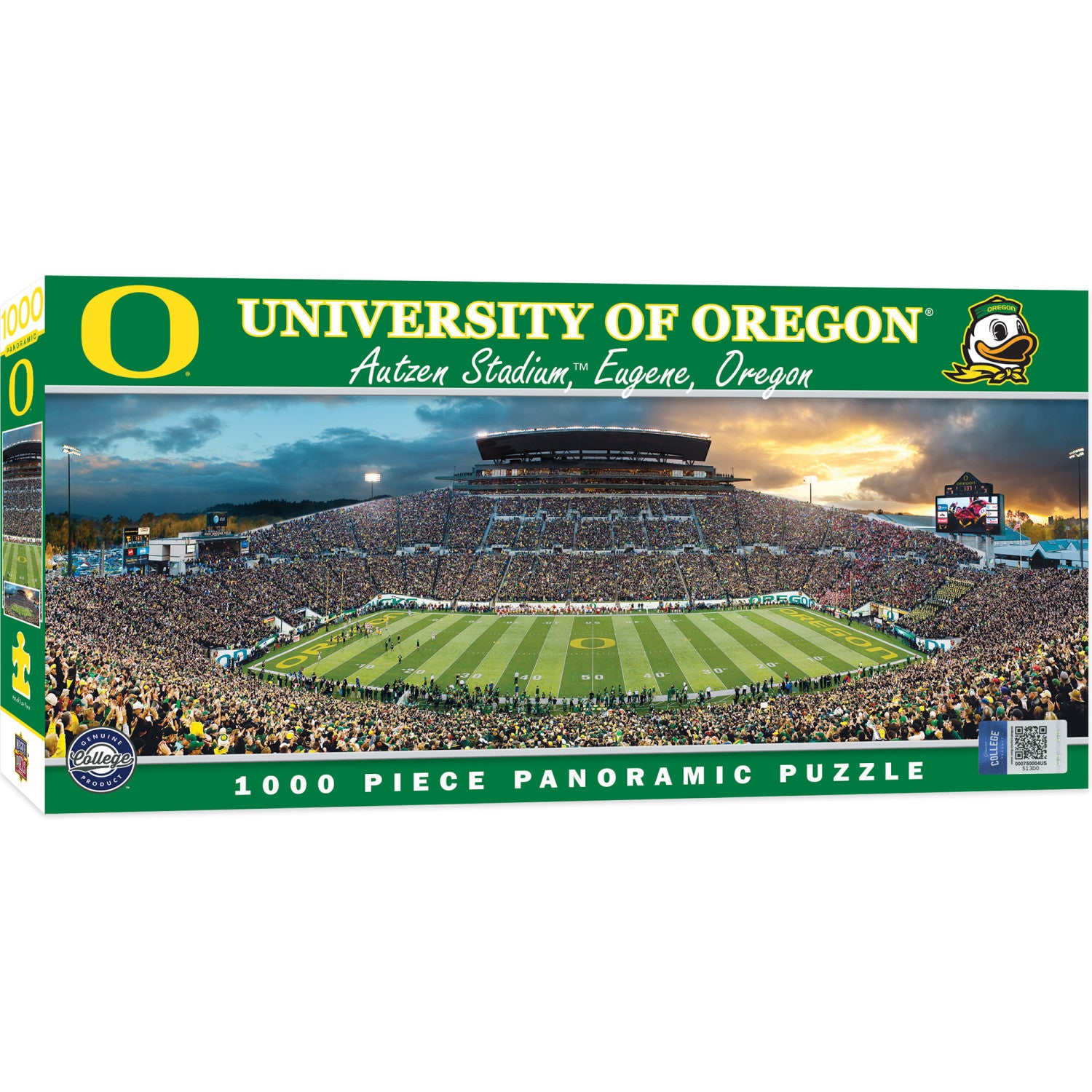 Oregon Ducks - 1000 Piece Panoramic Puzzle