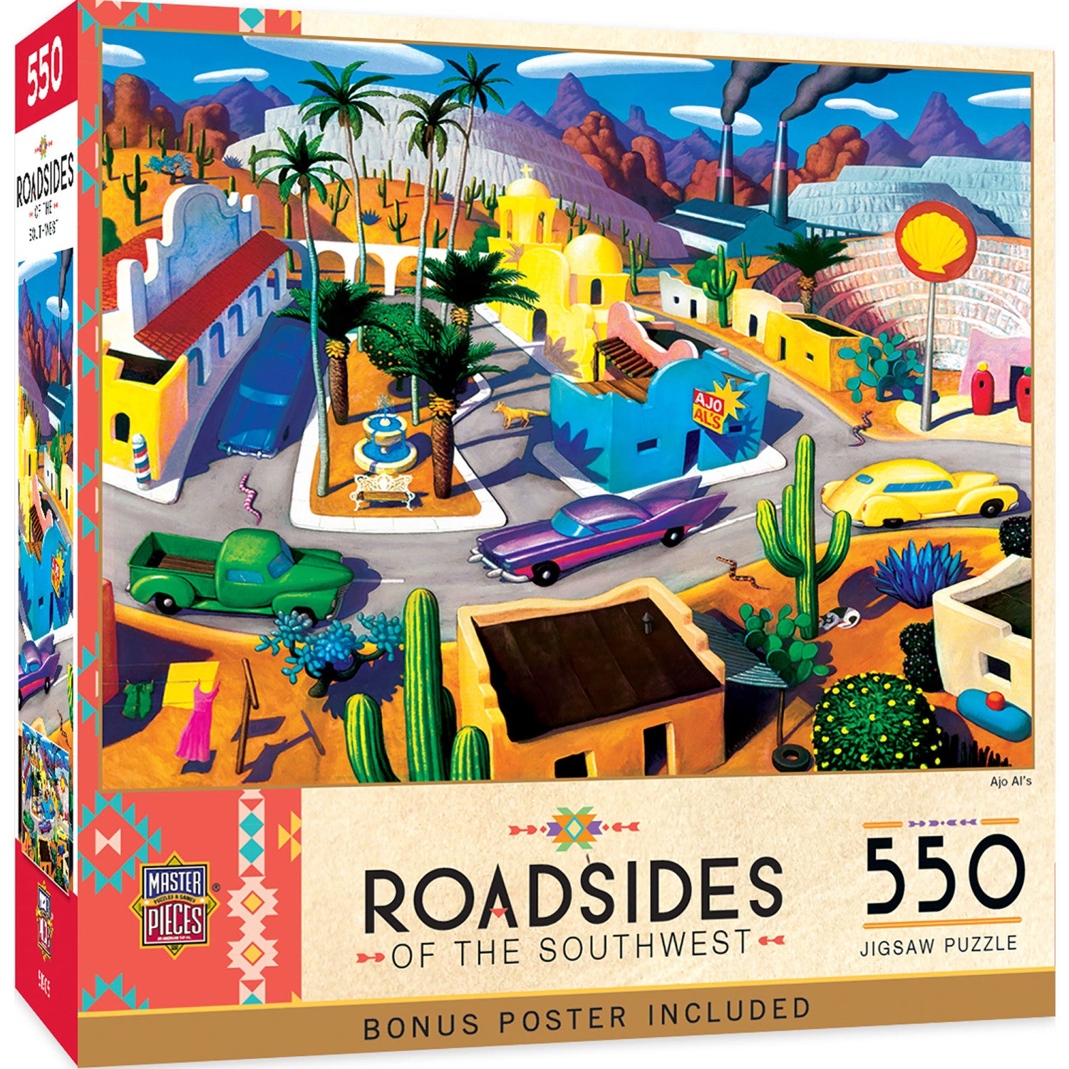 Roadsides of the Southwest - Ajo Al's 550 Piece Puzzle