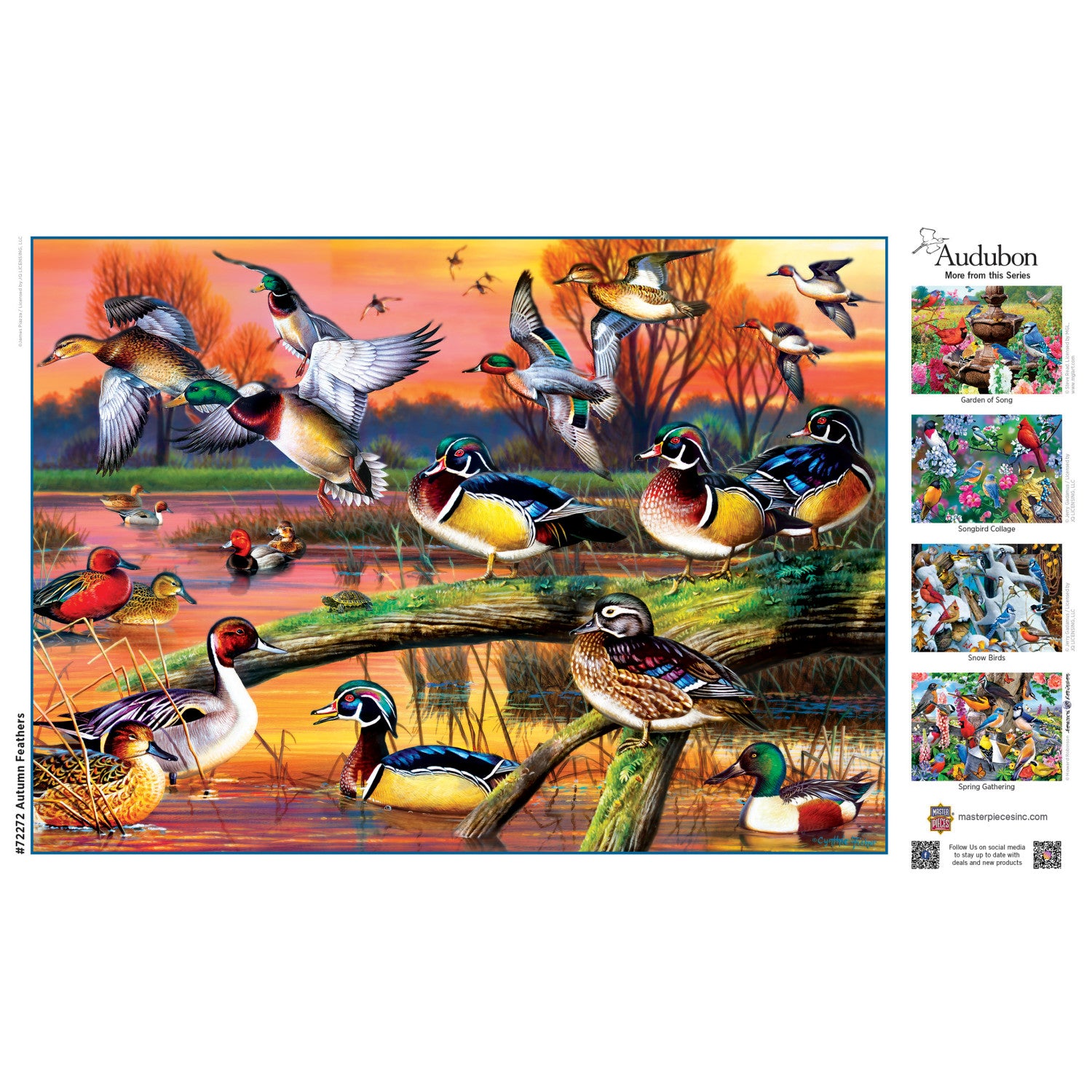 Audubon - Autumn Feathers 1000 Piece Jigsaw Puzzle
