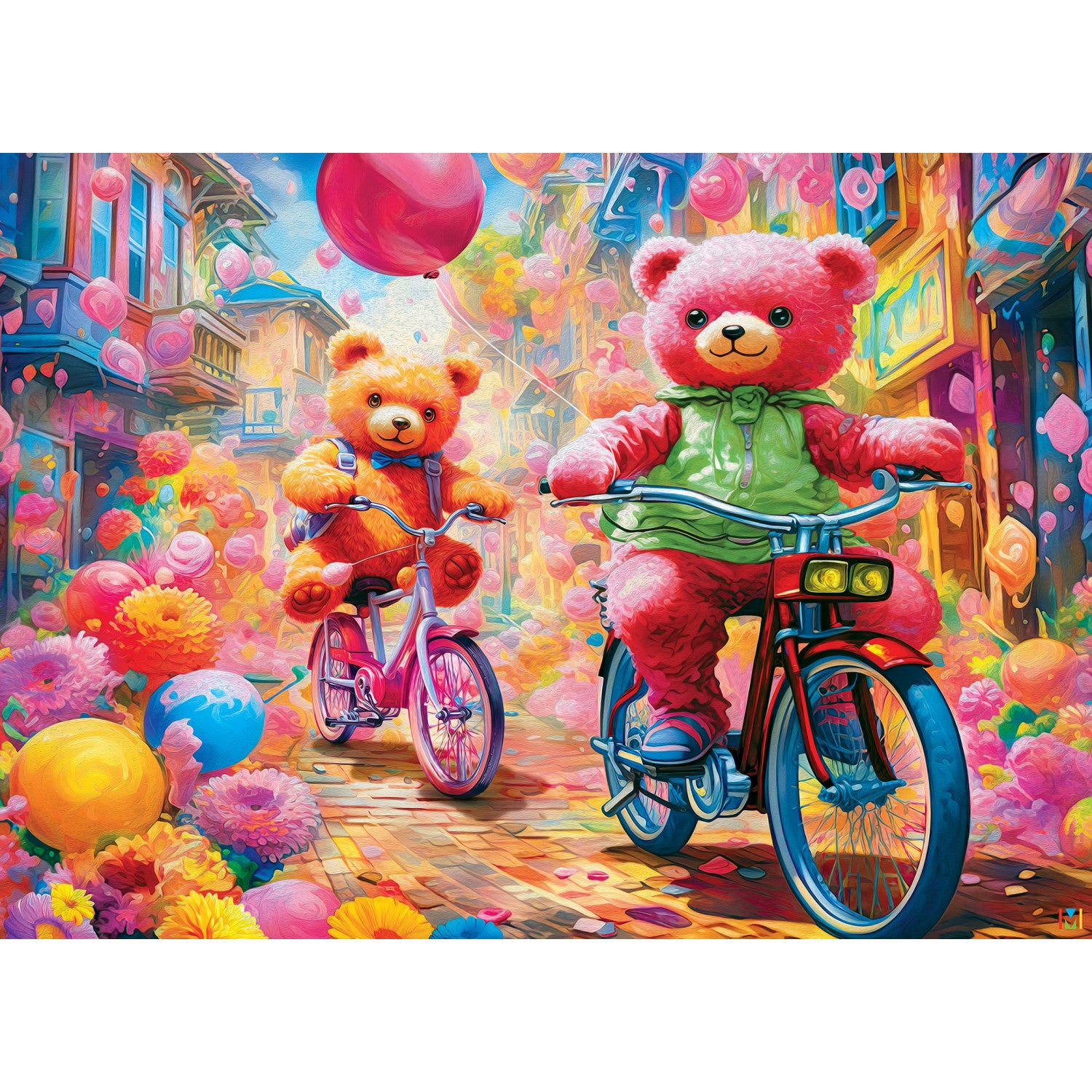 Colorize - Teddy Bear Wonderland 1000 Piece Puzzle