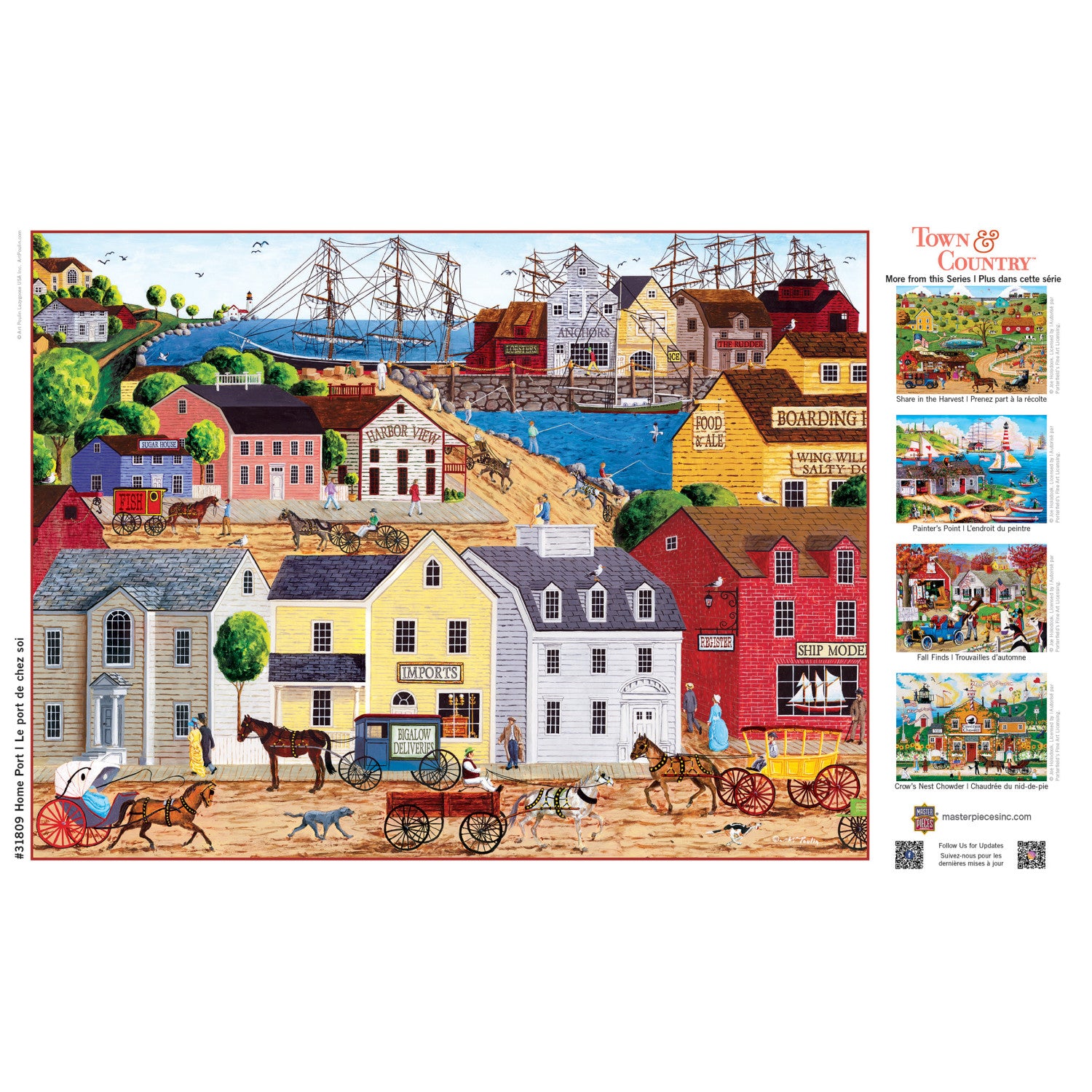 Town & Country - Home Port 300 Piece EZ Grip Jigsaw Puzzle