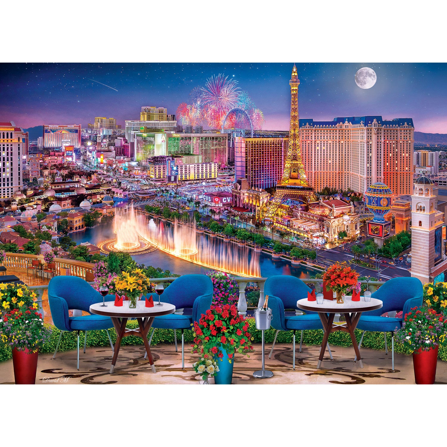 Colorscapes - Las Vegas Living 1000 Piece Puzzle
