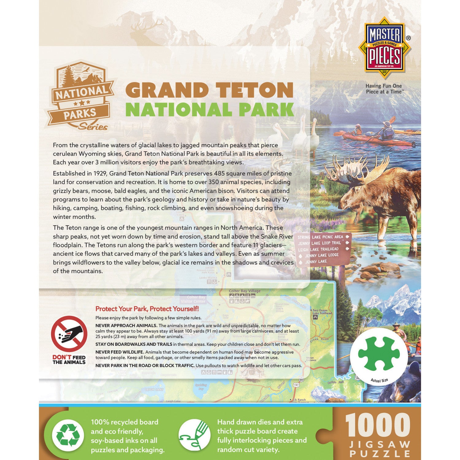 Grand Teton National Park 1000 Piece Jigsaw Puzzle