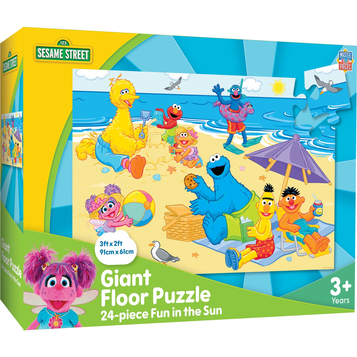 Sesame Street - Fun in The Sun 24 Piece Kids Puzzle