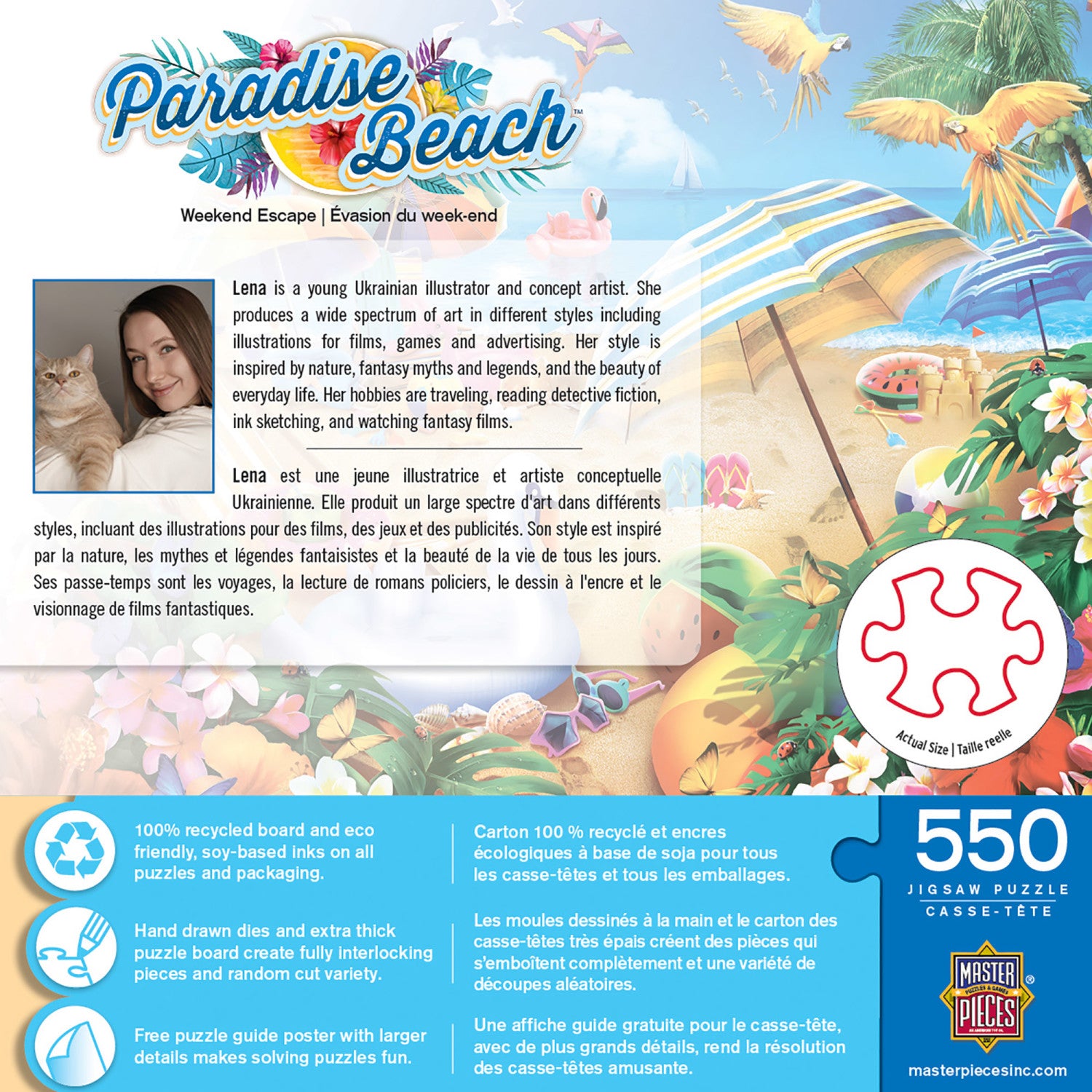 Paradise Beach - Weekend Escape 550 Piece Puzzle