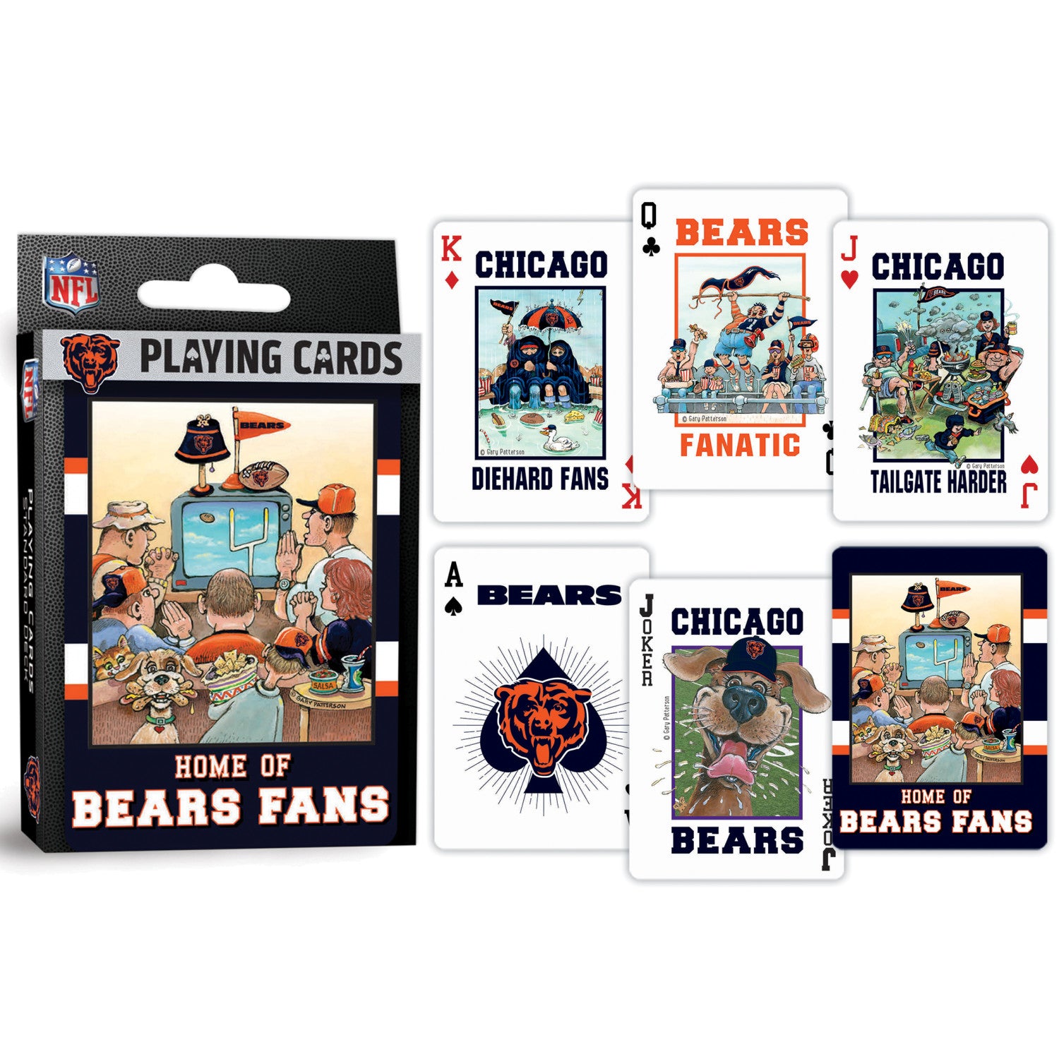 Chicago Bears Fan Deck Playing Cards - 54 Card Deck