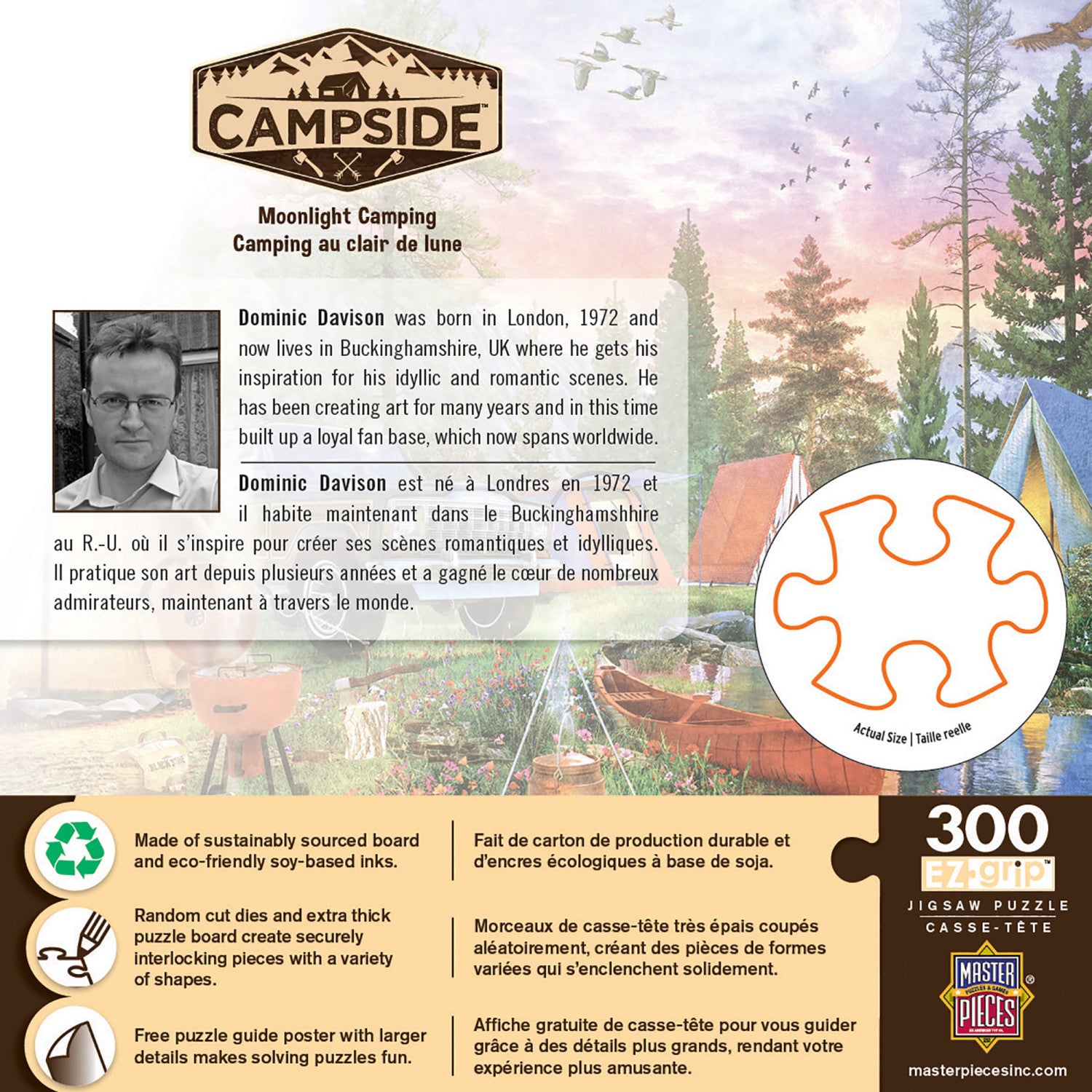 Campside - Moonlight Camping 300 Piece EZ Grip Jigsaw Puzzle