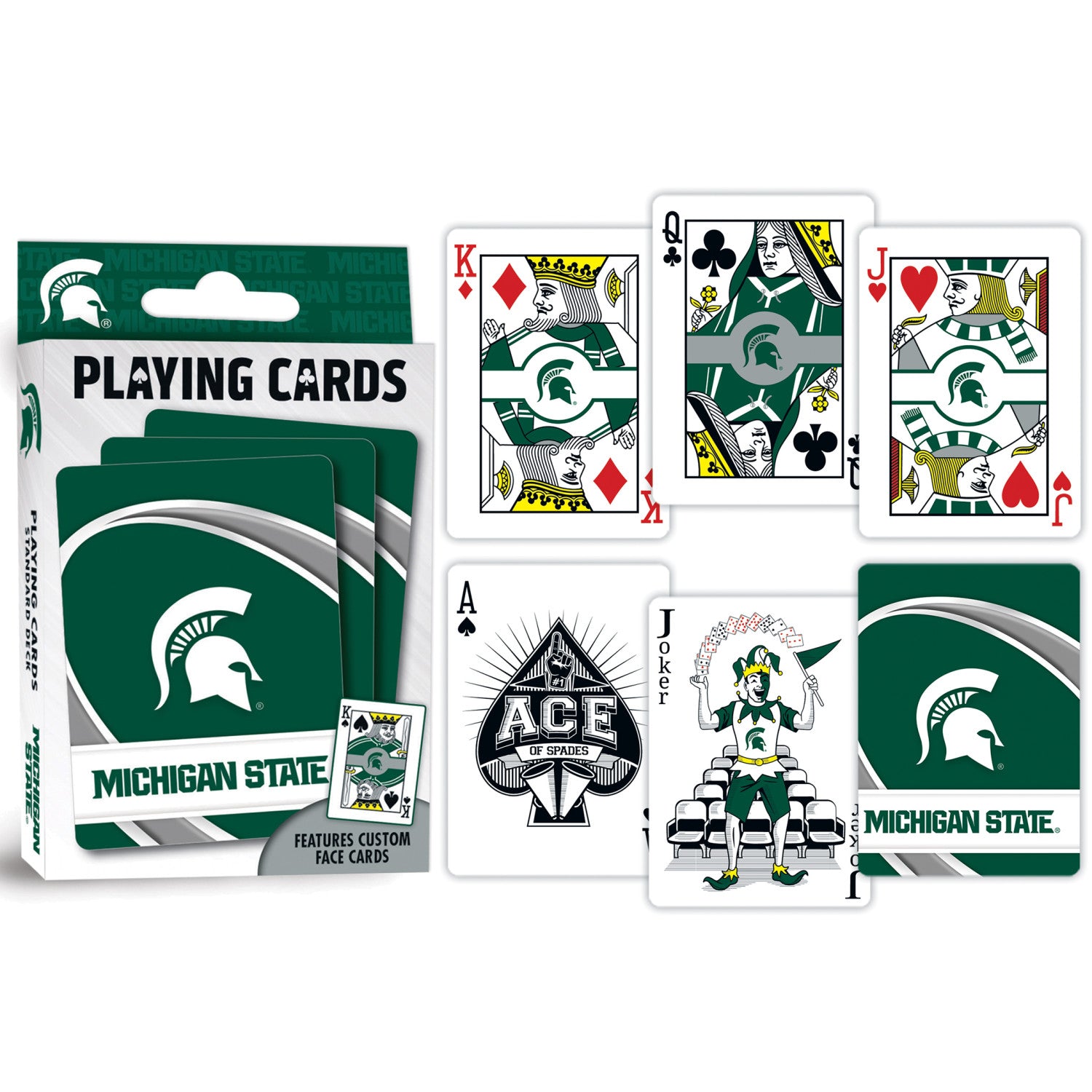Michigan State Spartans Playing Cards - 54 Card Deck