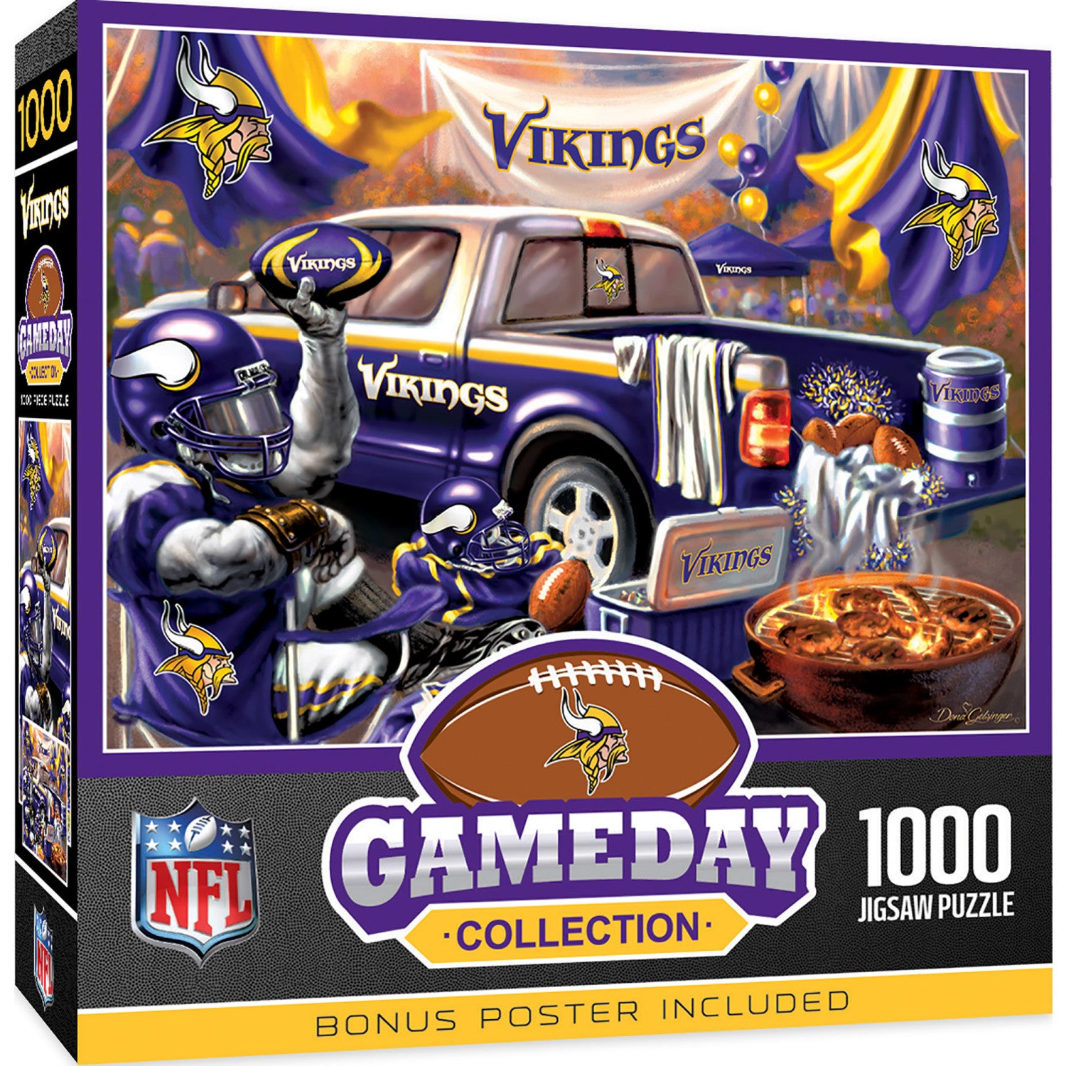 Minnesota Vikings - Gameday 1000 Piece Jigsaw Puzzle