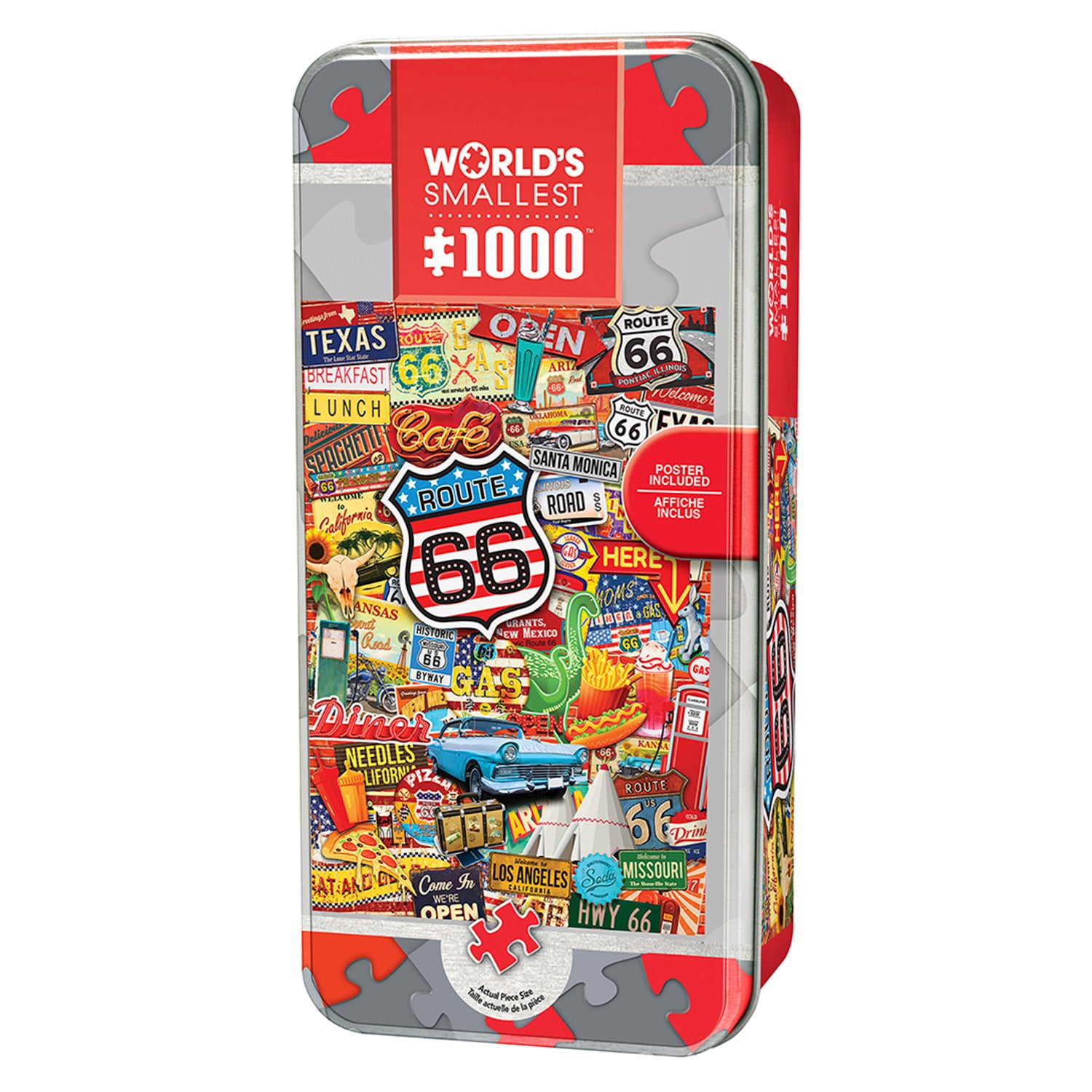 World's Smallest - Route 66 1000 Piece Jigsaw Puzzle