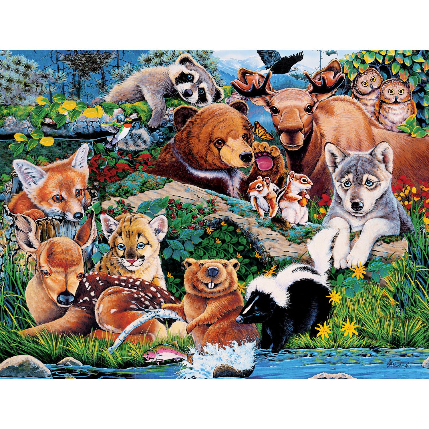 World of Animals - Forest Friends 100 Piece Puzzle