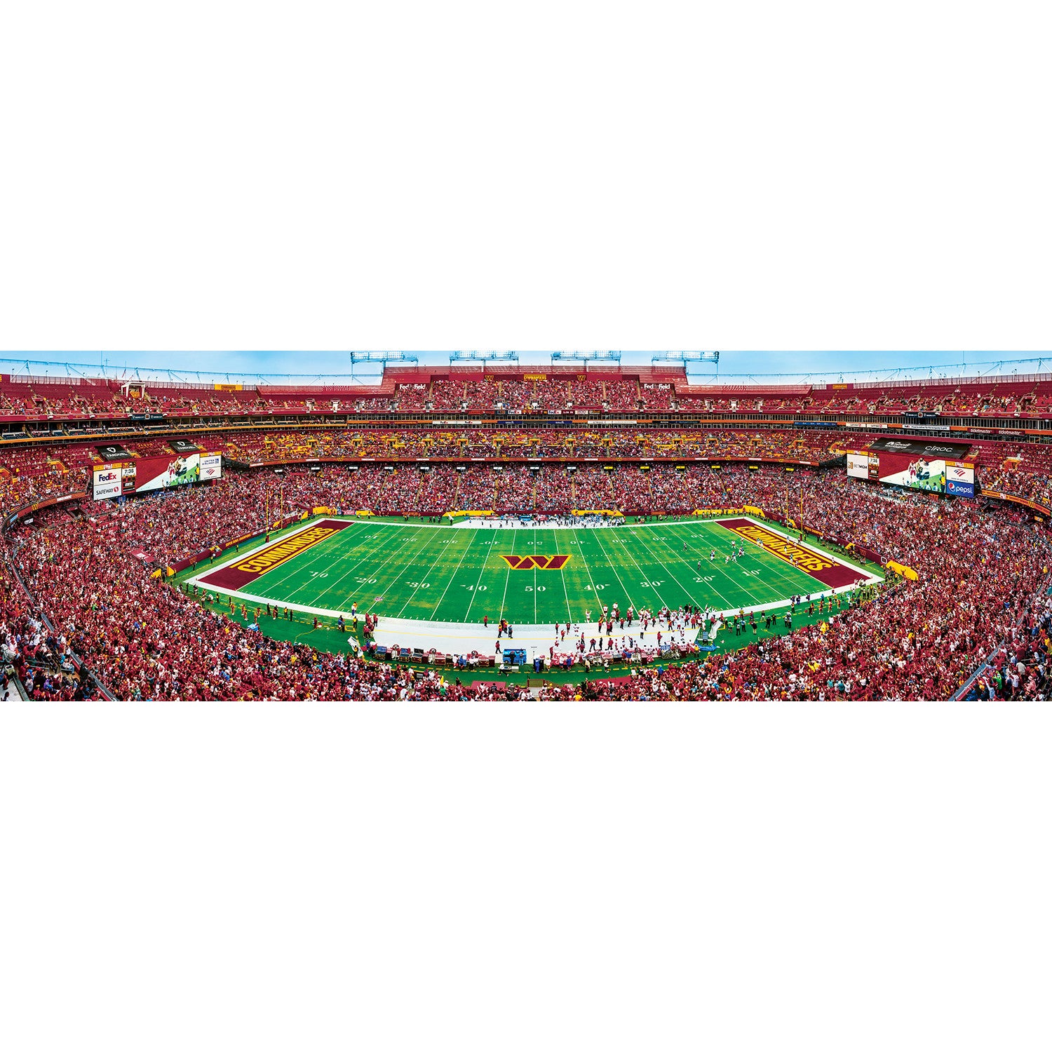 Washington Commanders NFL 1000pc Panoramic Puzzle