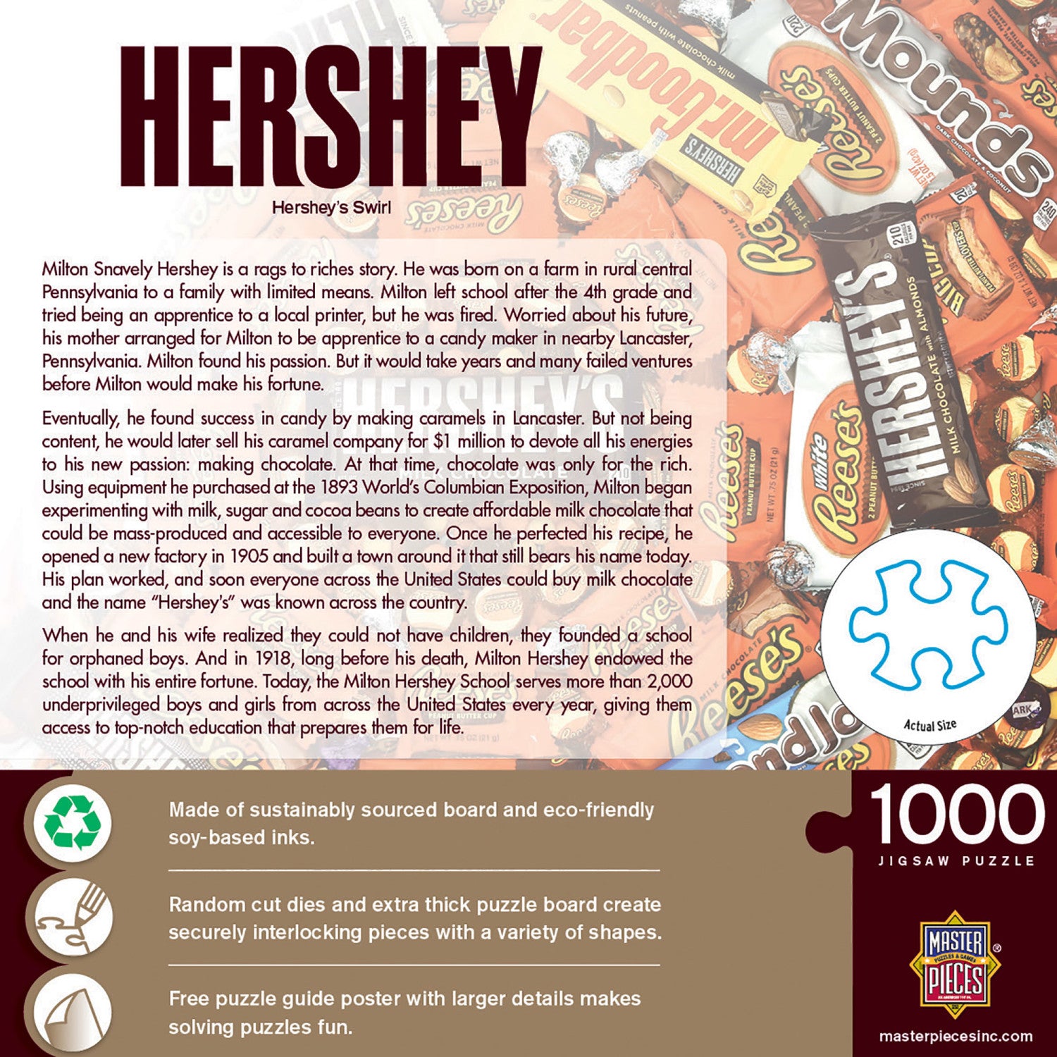 Hershey's Swirl - 1000 Piece Puzzle