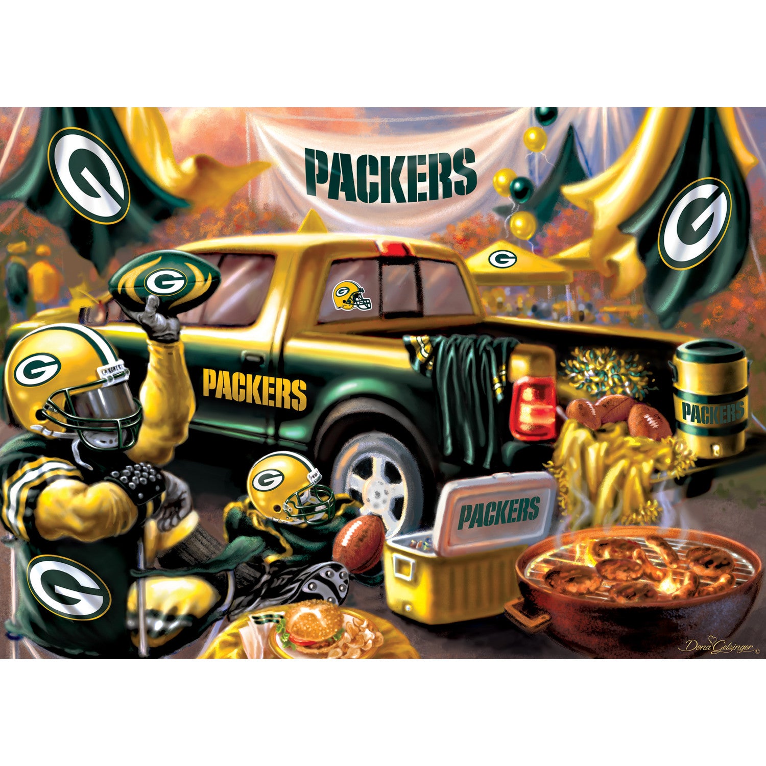 Green Bay Packers NFL Gameday 1000pc Puzzle