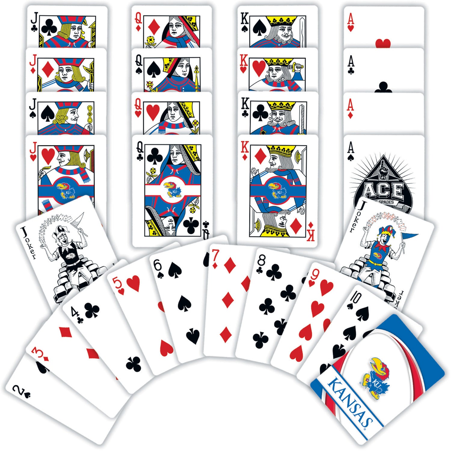 Kansas Jayhawks Playing Cards