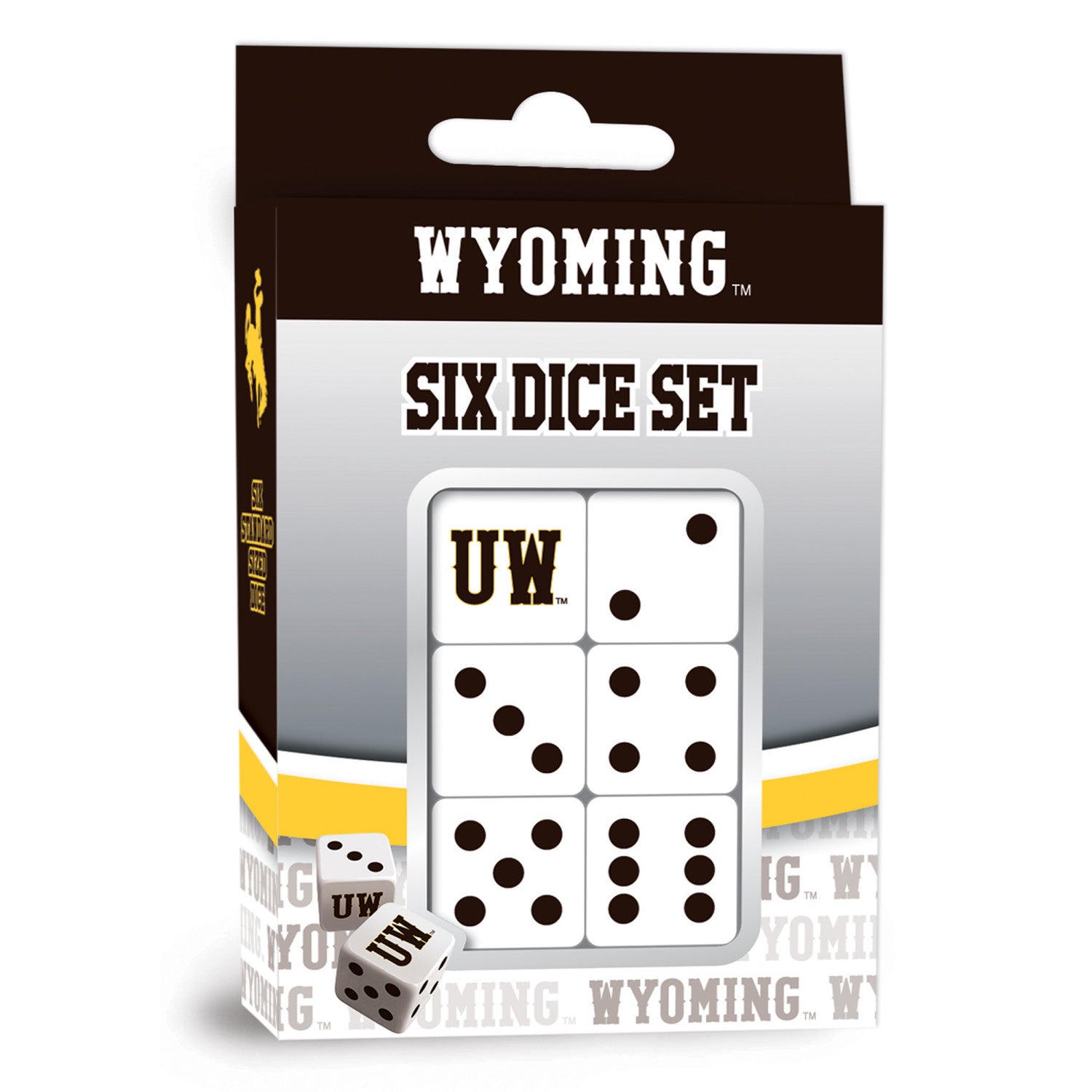 Wyoming Cowboys Dice Set
