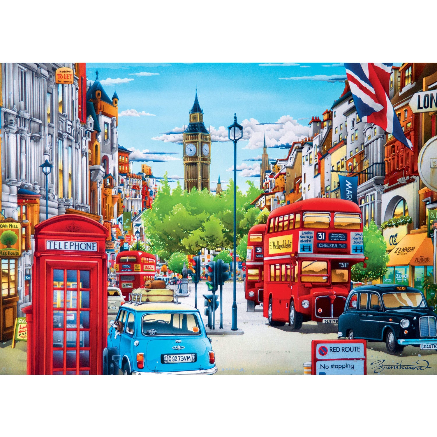 Travel Diary - London 500 Piece Puzzle
