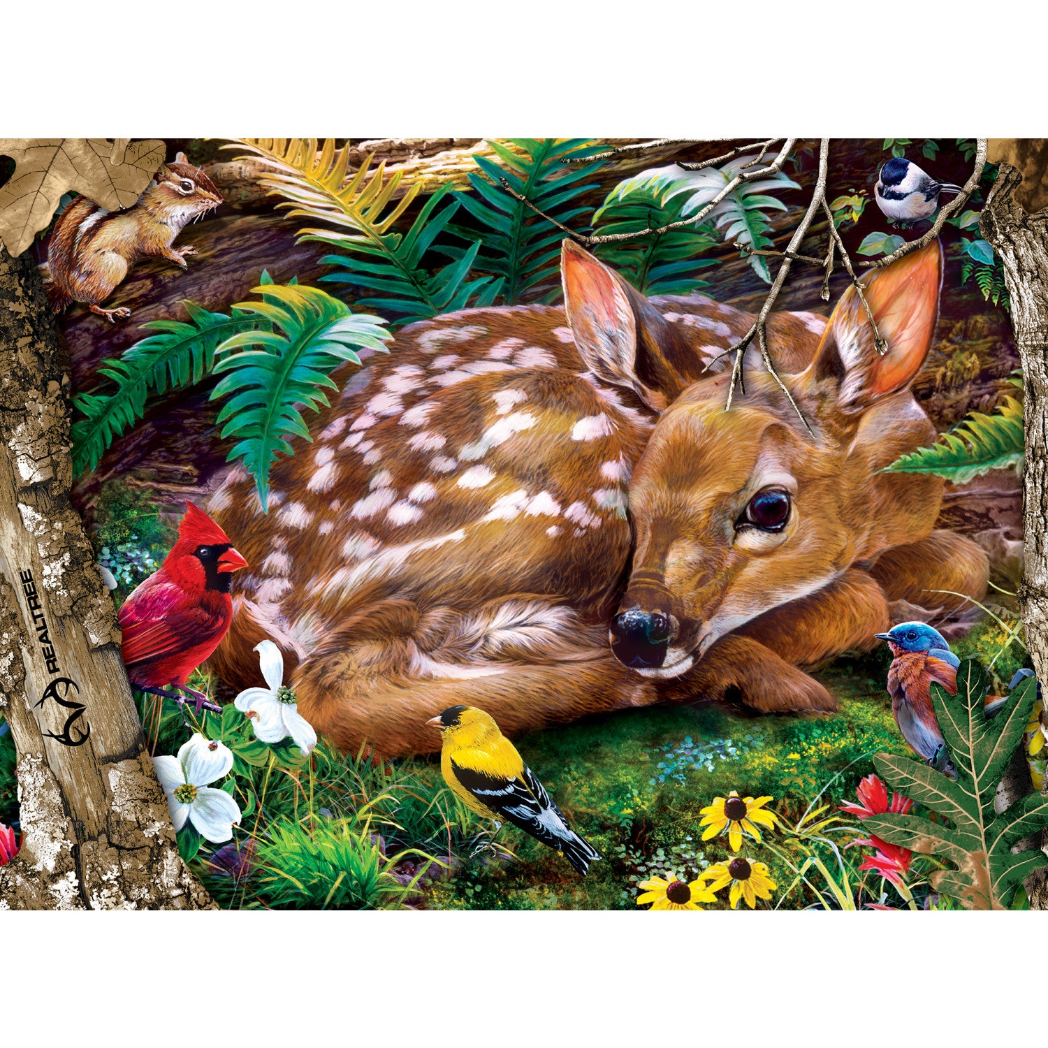 Realtree - Forest Babies 100 Piece Kids Puzzle
