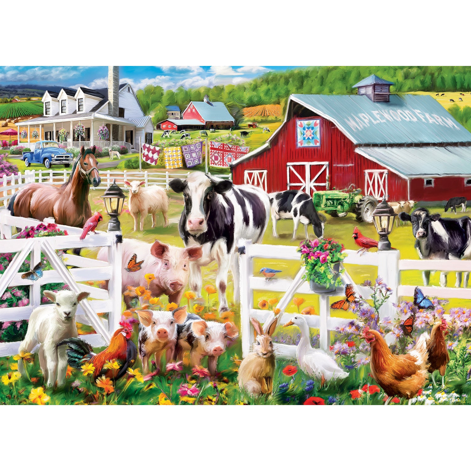 Farm & Country - Weekends On the Farm 1000 Piece Puzzle