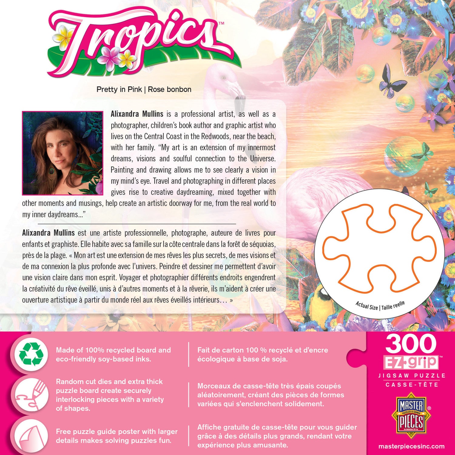 Tropics - Pretty in Pink 300 Piece EZ Grip Puzzle