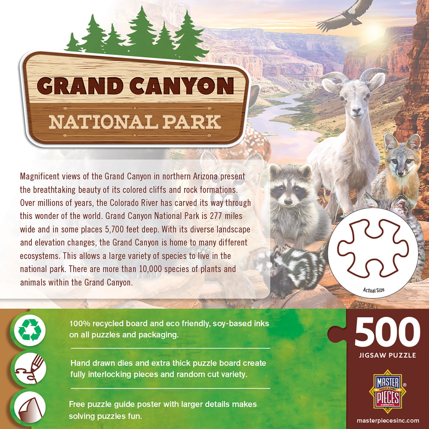 Grand Canyon National Park 500 Piece Jigsaw Puzzle