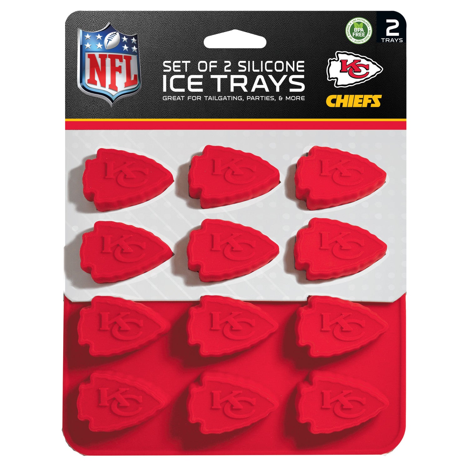 Kansas City Chiefs NFL Ice Cube Trays