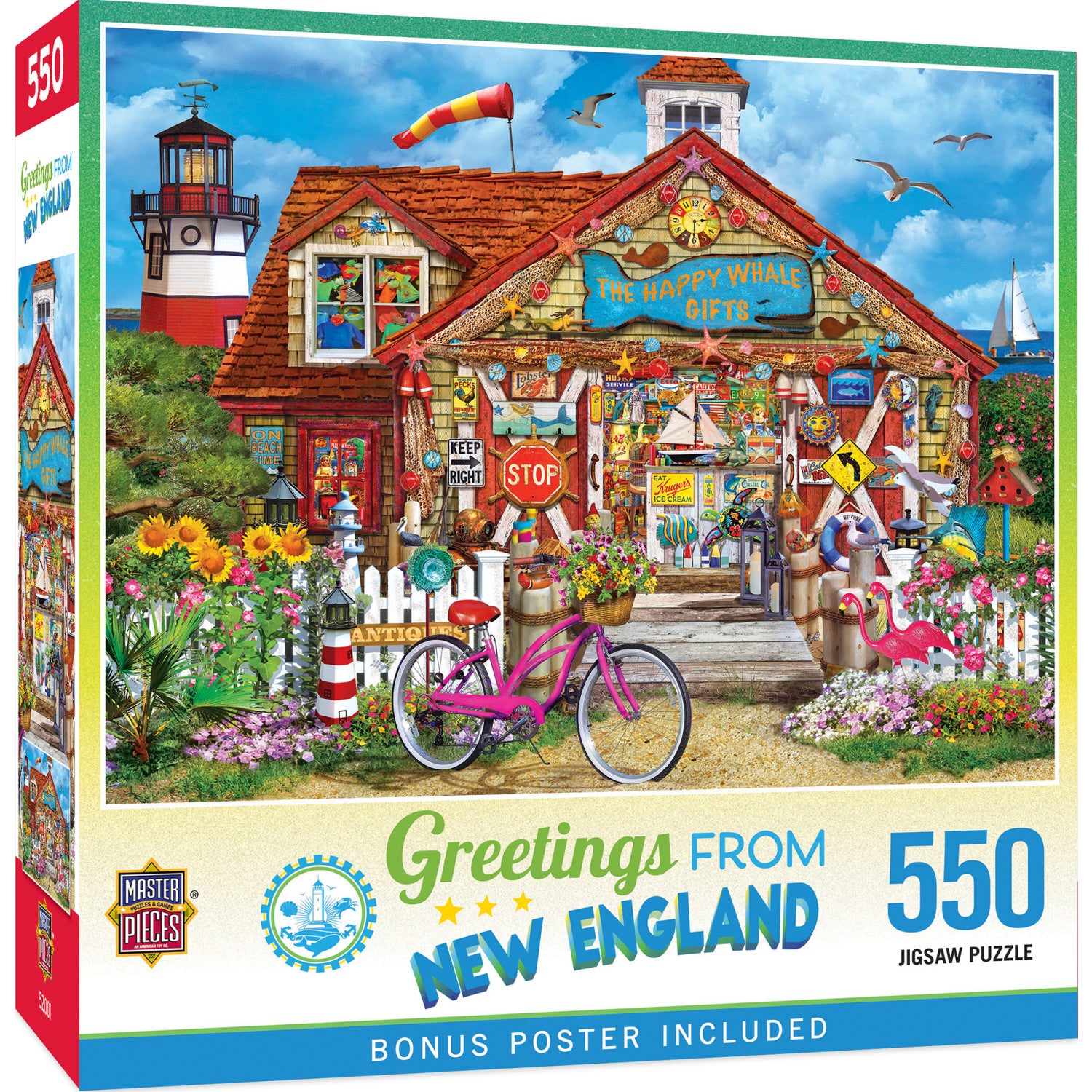Greetings From New England - 550 Piece Puzzle
