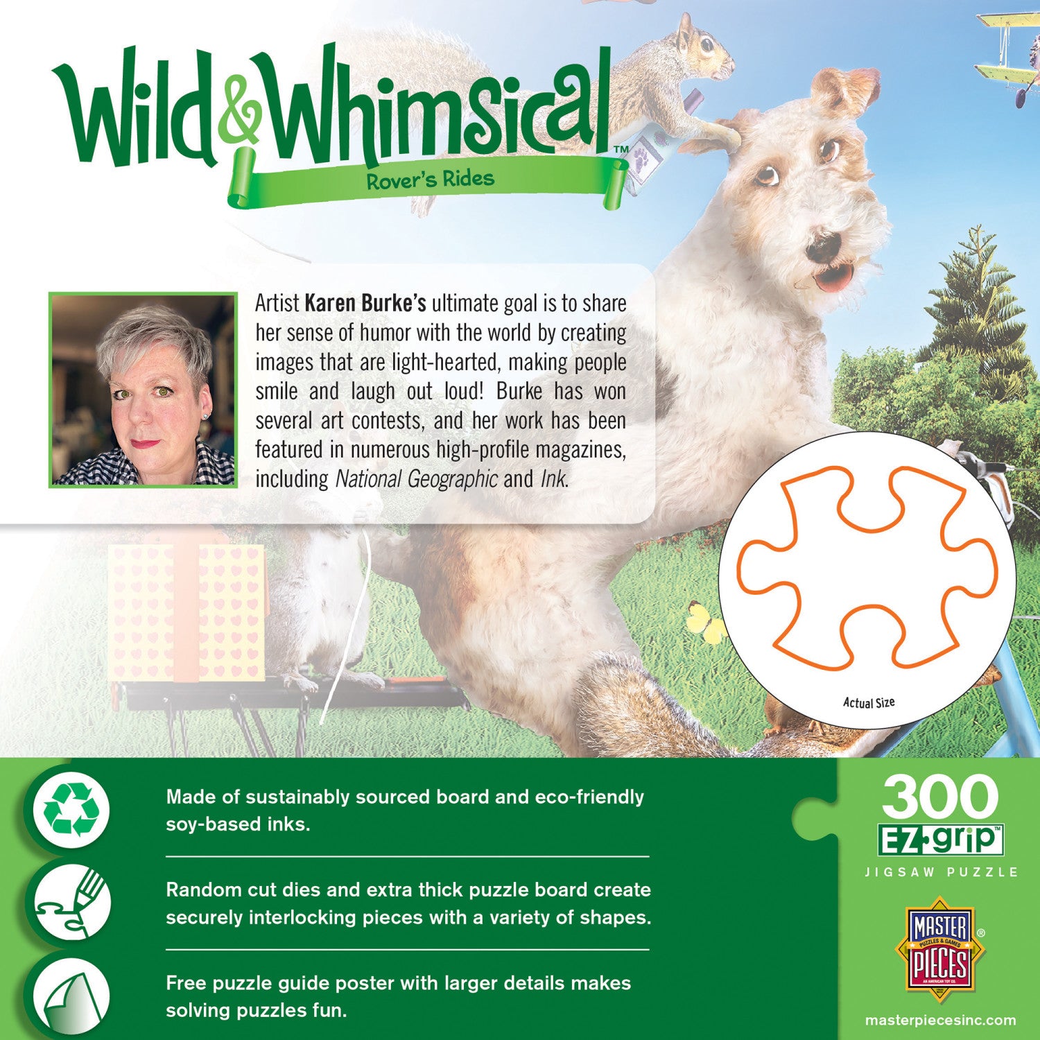 Wild & Whimsical - Rover Rides 300 Piece EZ Grip Puzzle
