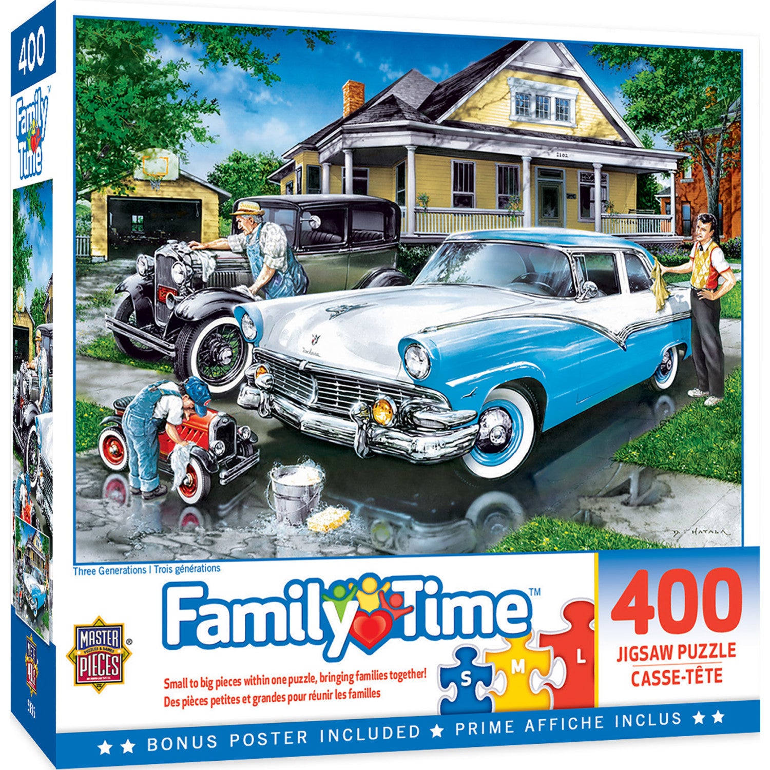 Family Time - Three Generations 400 Piece Puzzle