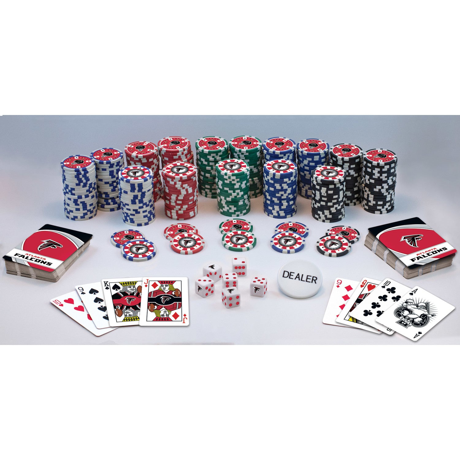 Atlanta Falcons NFL 300pc Poker Set