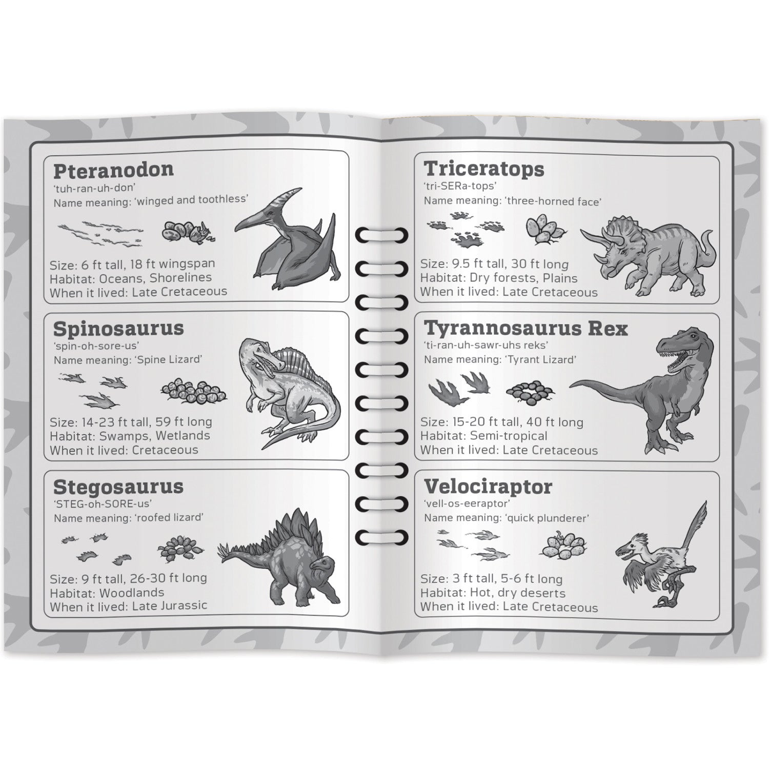 Dinosaur World Dino Tracks Card Game