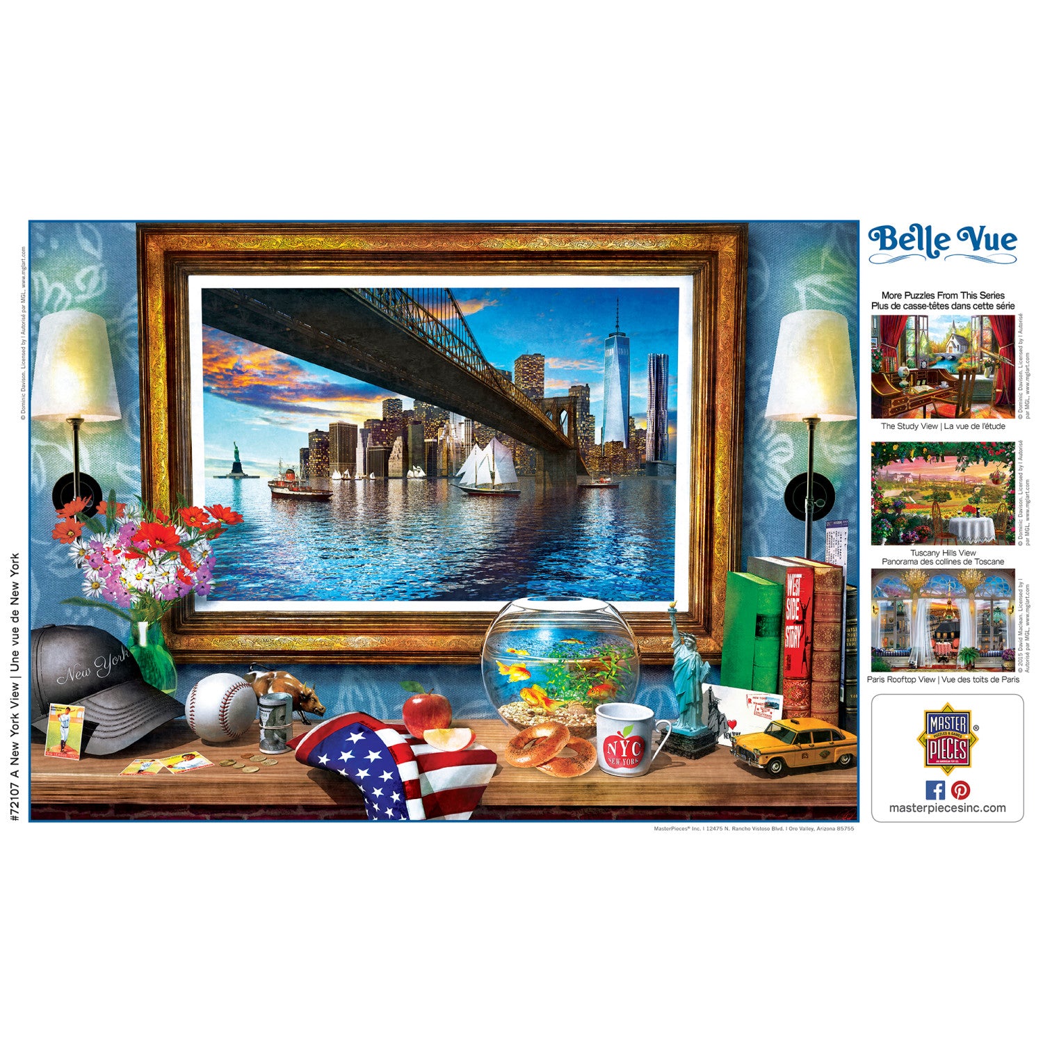 Belle Vue - A New York View 1000 Piece Jigsaw Puzzle