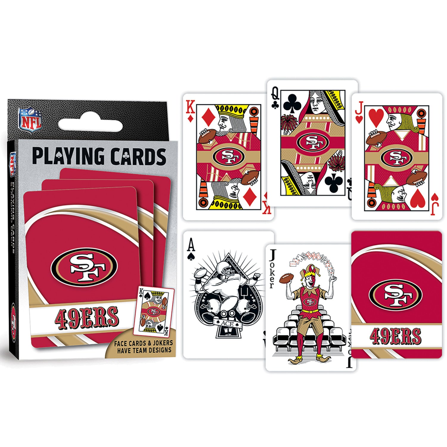 San Francisco 49ers Playing Cards - 54 Card Deck
