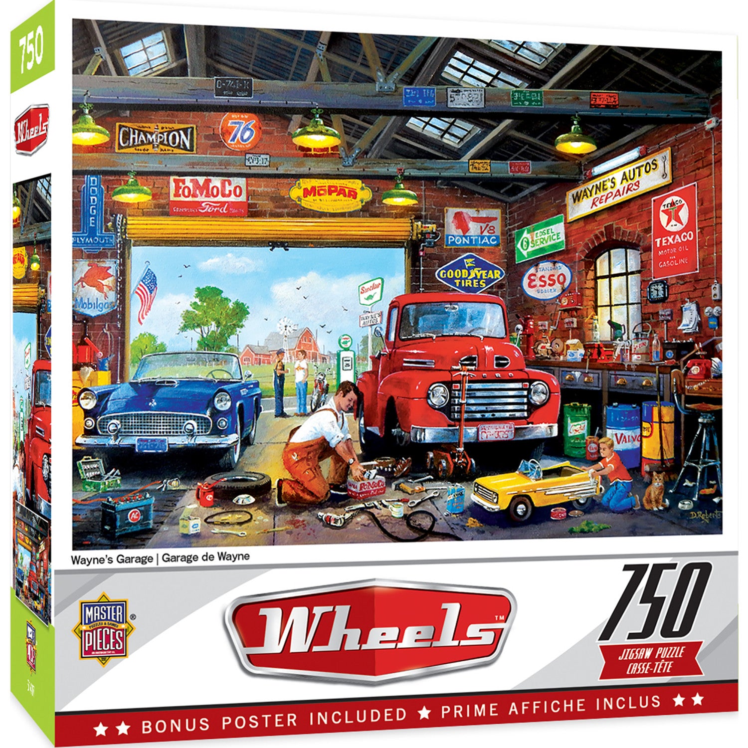 Wheels - Wayne's Garage - 750 Piece Puzzle
