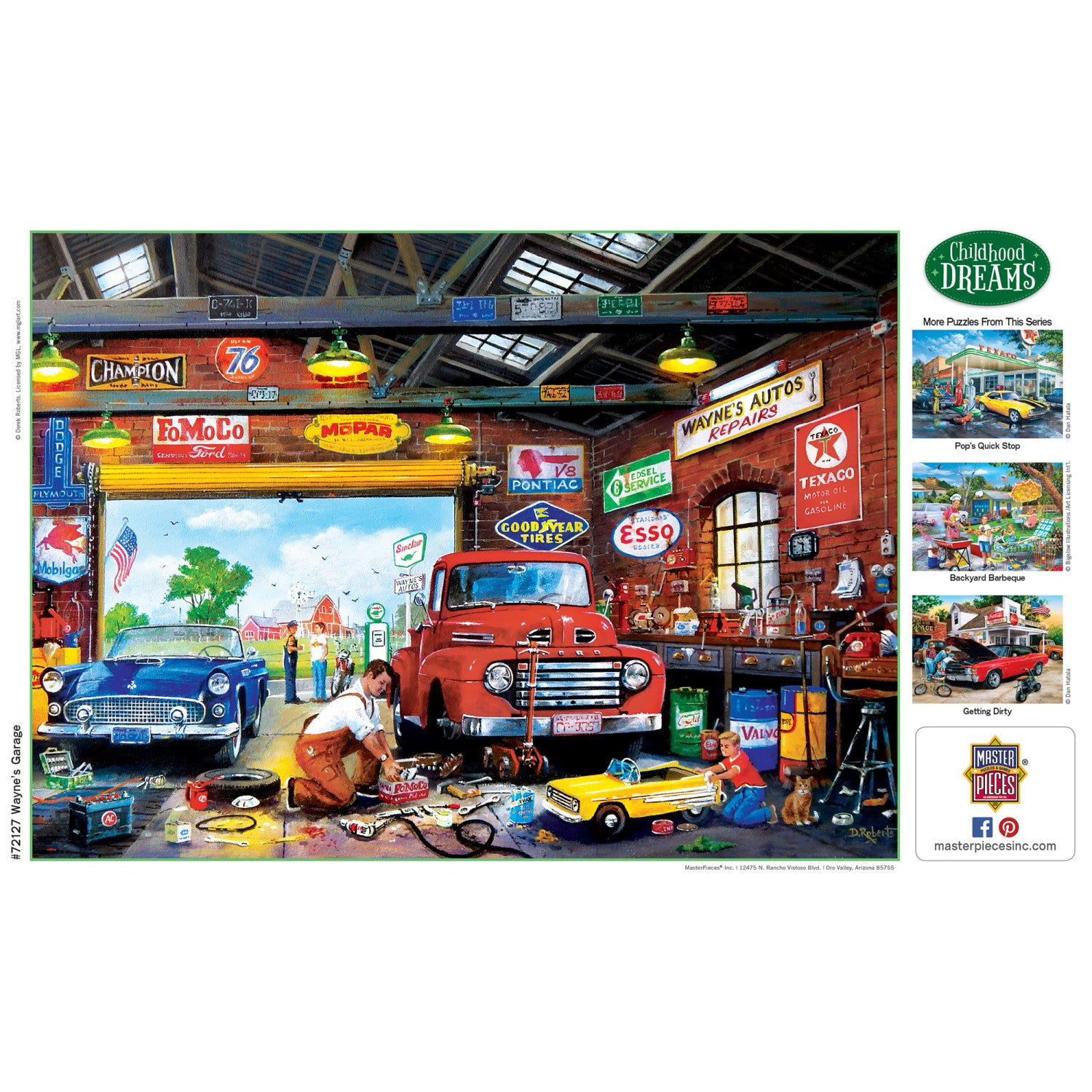Childhood Dreams - Wayne's Garage 1000 Piece Jigsaw Puzzle