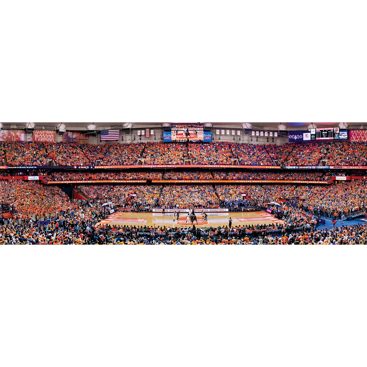 Syracuse Orange NCAA 1000pc Basketball Panoramic Puzzle