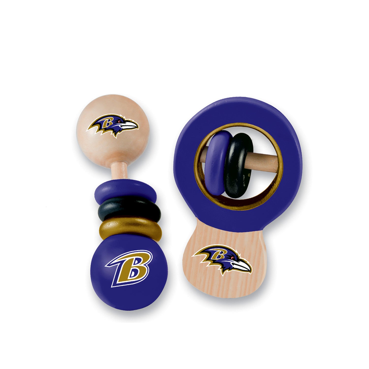 Baltimore Ravens - Baby Rattles 2-Pack