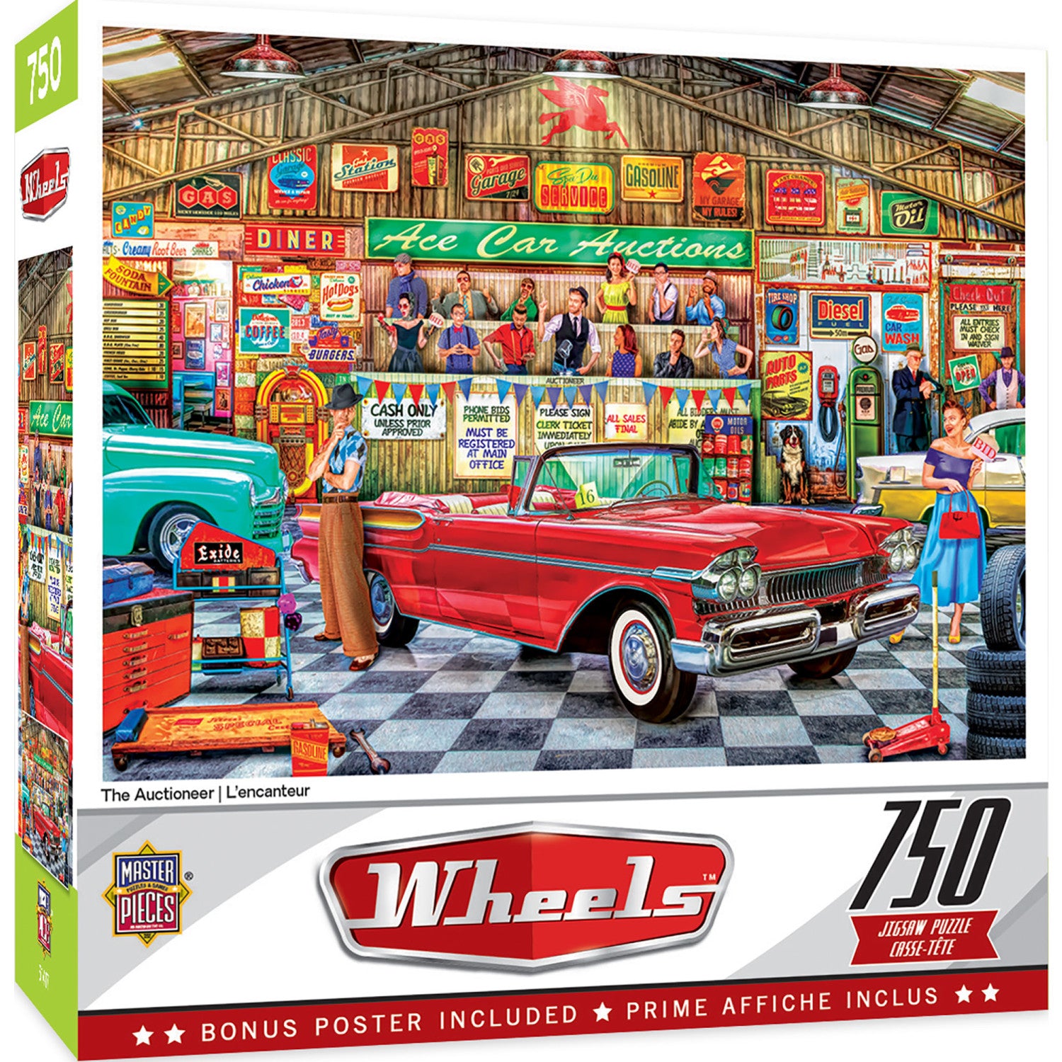 Wheels - The Auctioneer 750 Piece Puzzle