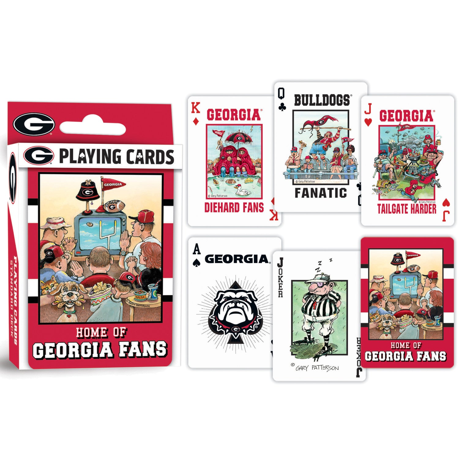Georgia Bulldogs Fan Deck Playing Cards - 54 Card Deck